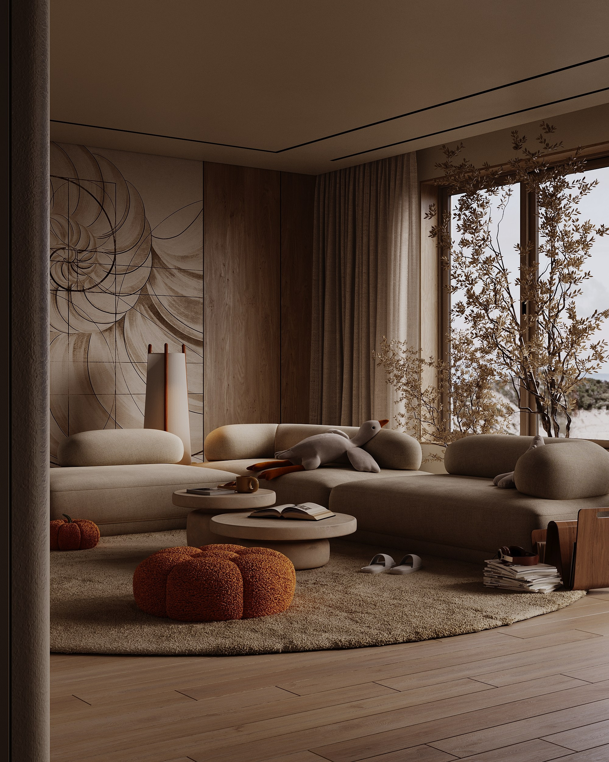 SOFT NARRATIVE. Interior 3D visualizer Liya Iskevich