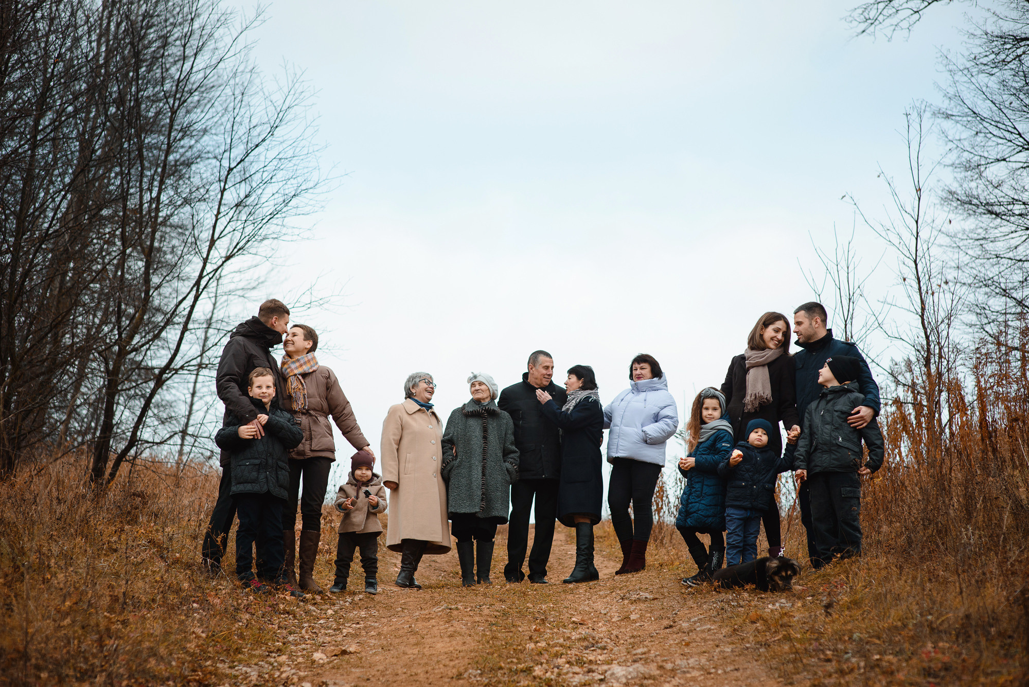 Съемка для большой семьи Юлии. Семейный и женский фотограф Красноярск Екатерина Пусенкова