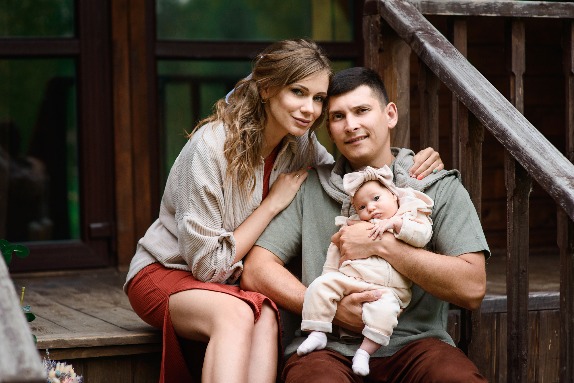 Загородная фотосессия по случаю 8 лет свадьбы для Светланы и Кости. Семейный и женский фотограф Красноярск Екатерина Пусенкова