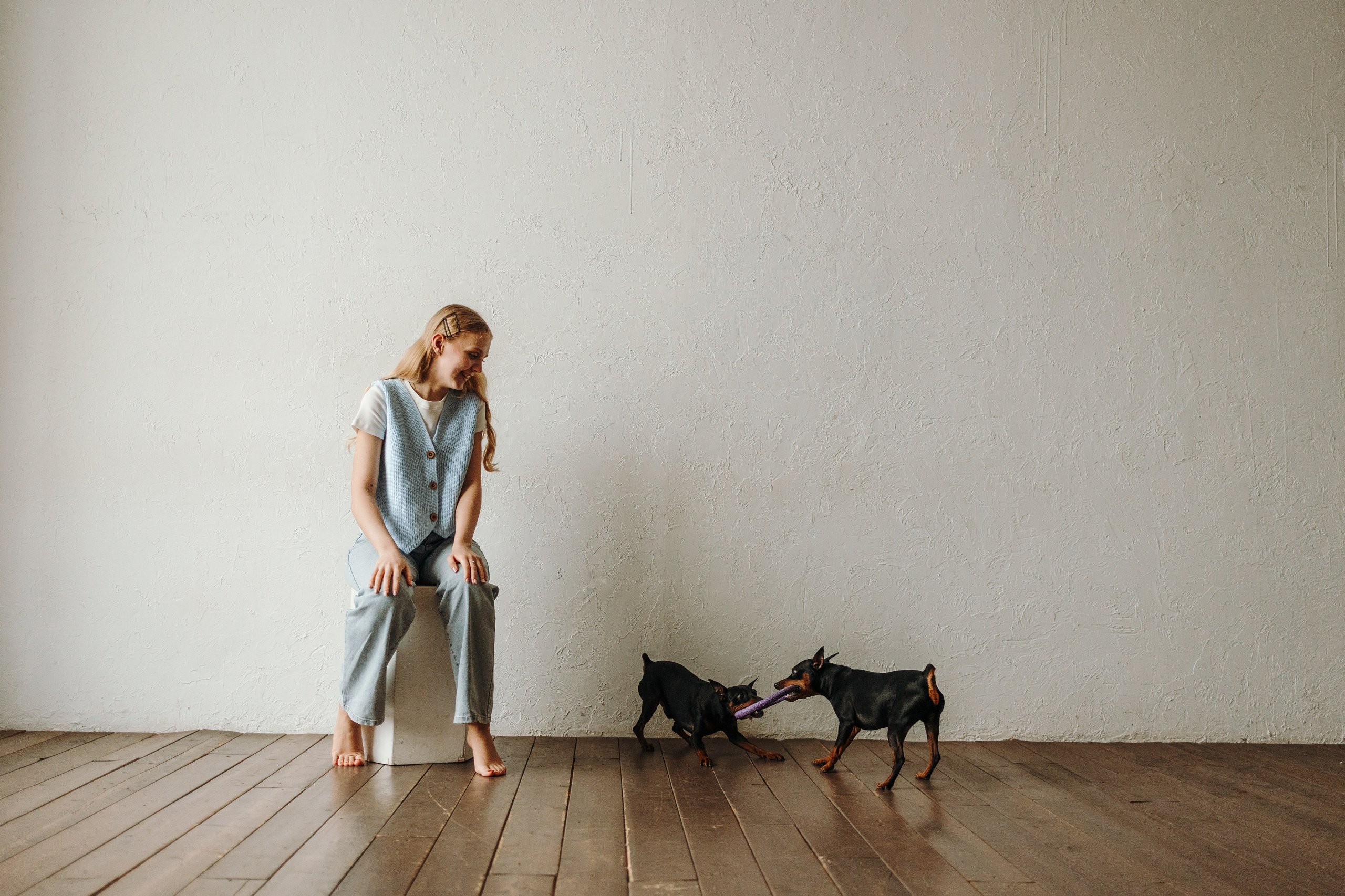 Катя и ее мальчики. Фотограф — Анималист | Санкт-Петербург