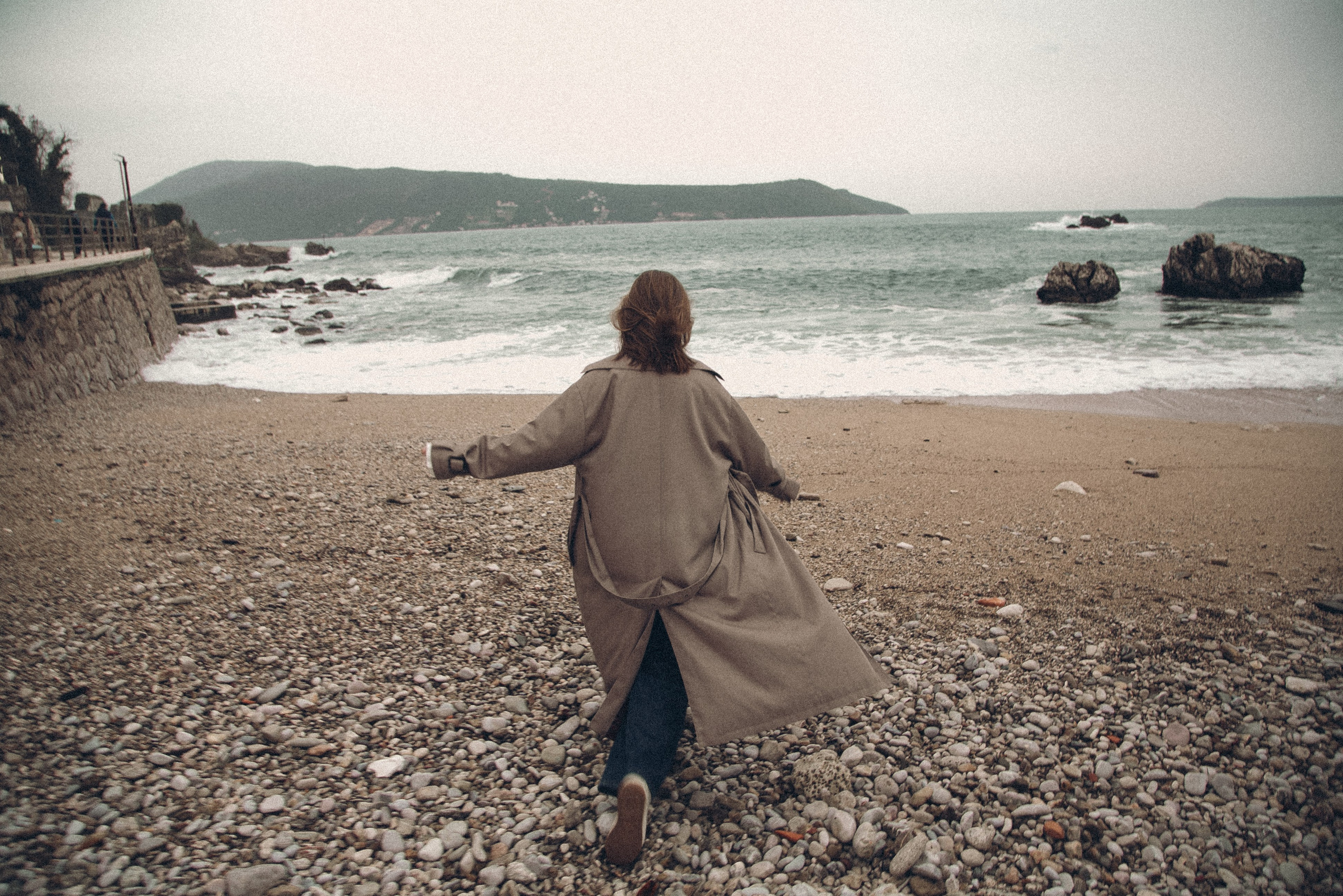 Женская фотосессия на море в Черногории. Семейный и свадебный фотограф в Черногории Татьяна Белякова
