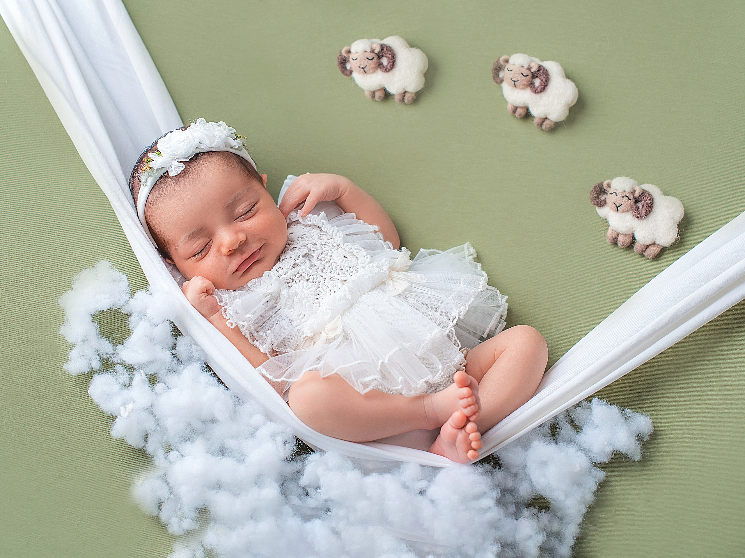 Сафия 19 дней. Фотограф новорожденных Краснодар Малышенко Надежда