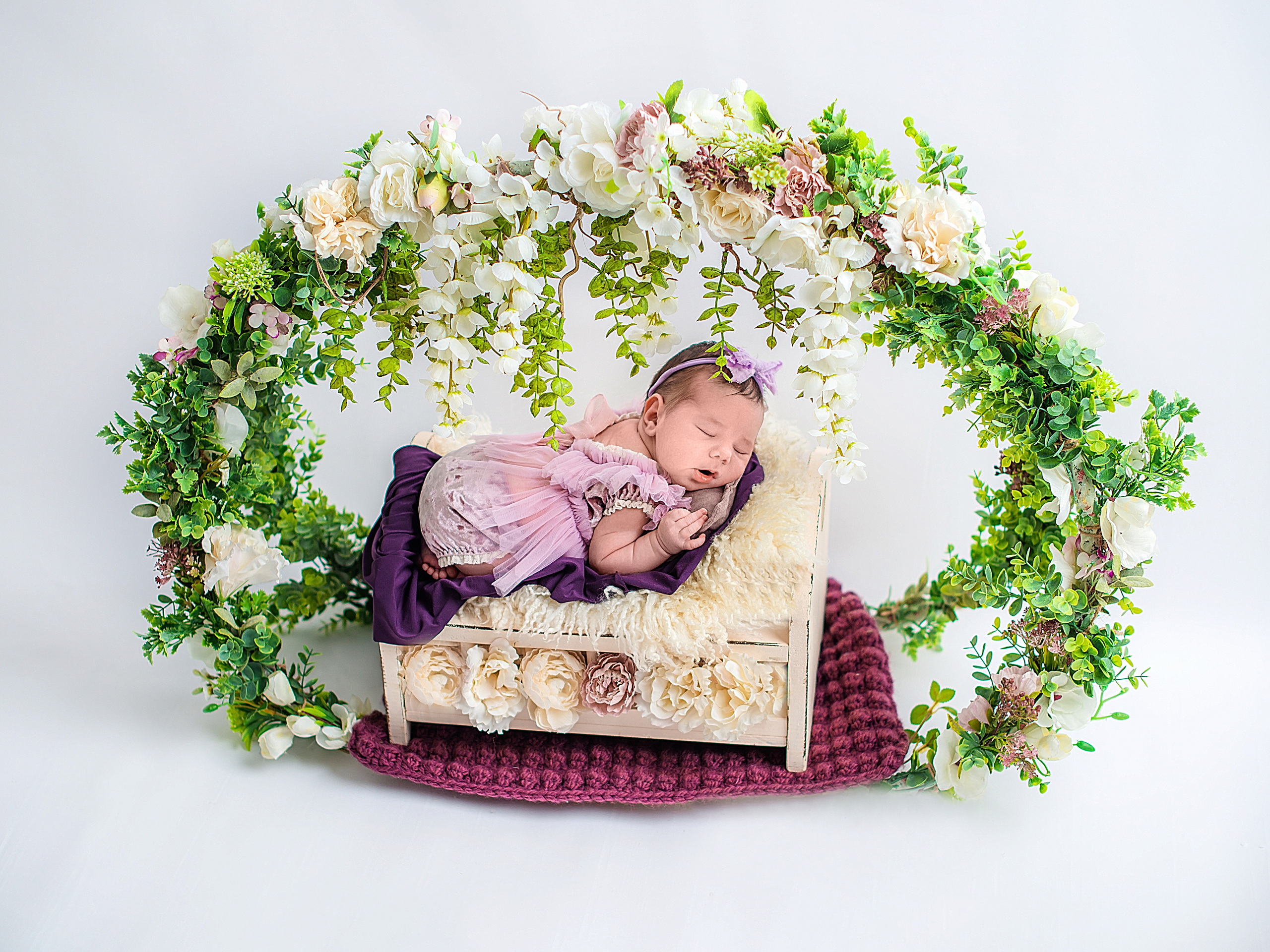 Мирослава 16 дней. Фотограф новорожденных Краснодар Малышенко Надежда