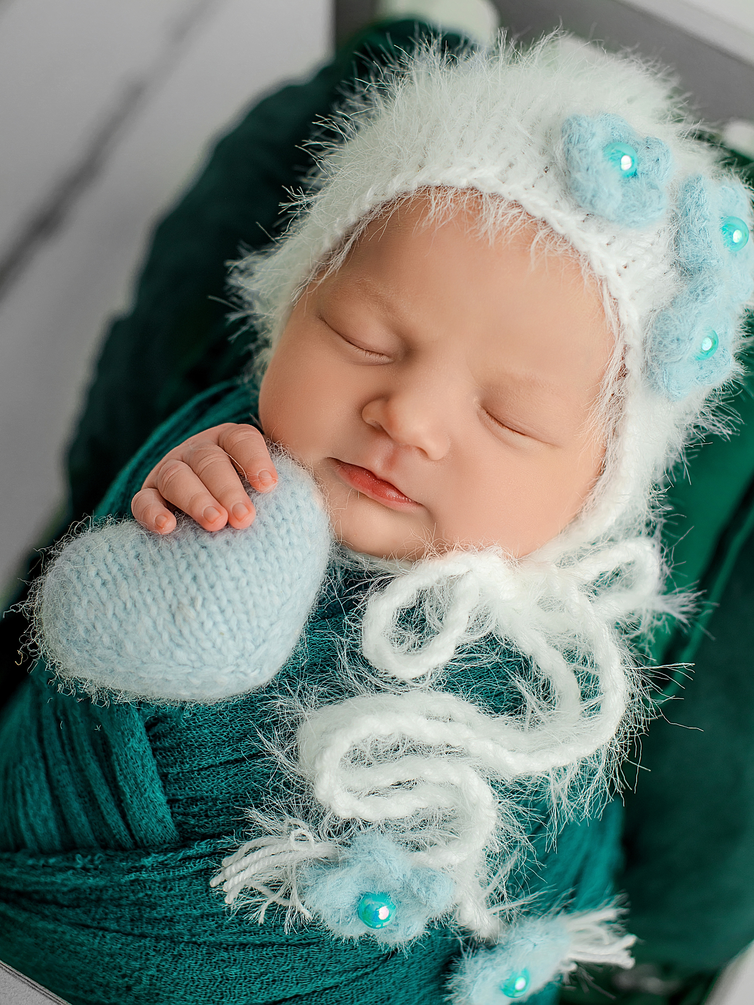 Сашенька 8 дней. Фотограф новорожденных Краснодар Малышенко Надежда