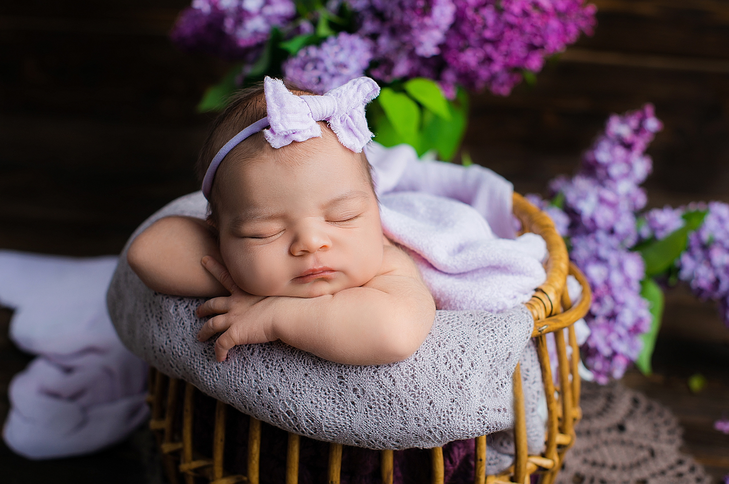 Ульяна 8 дней. Фотограф новорожденных Краснодар Малышенко Надежда