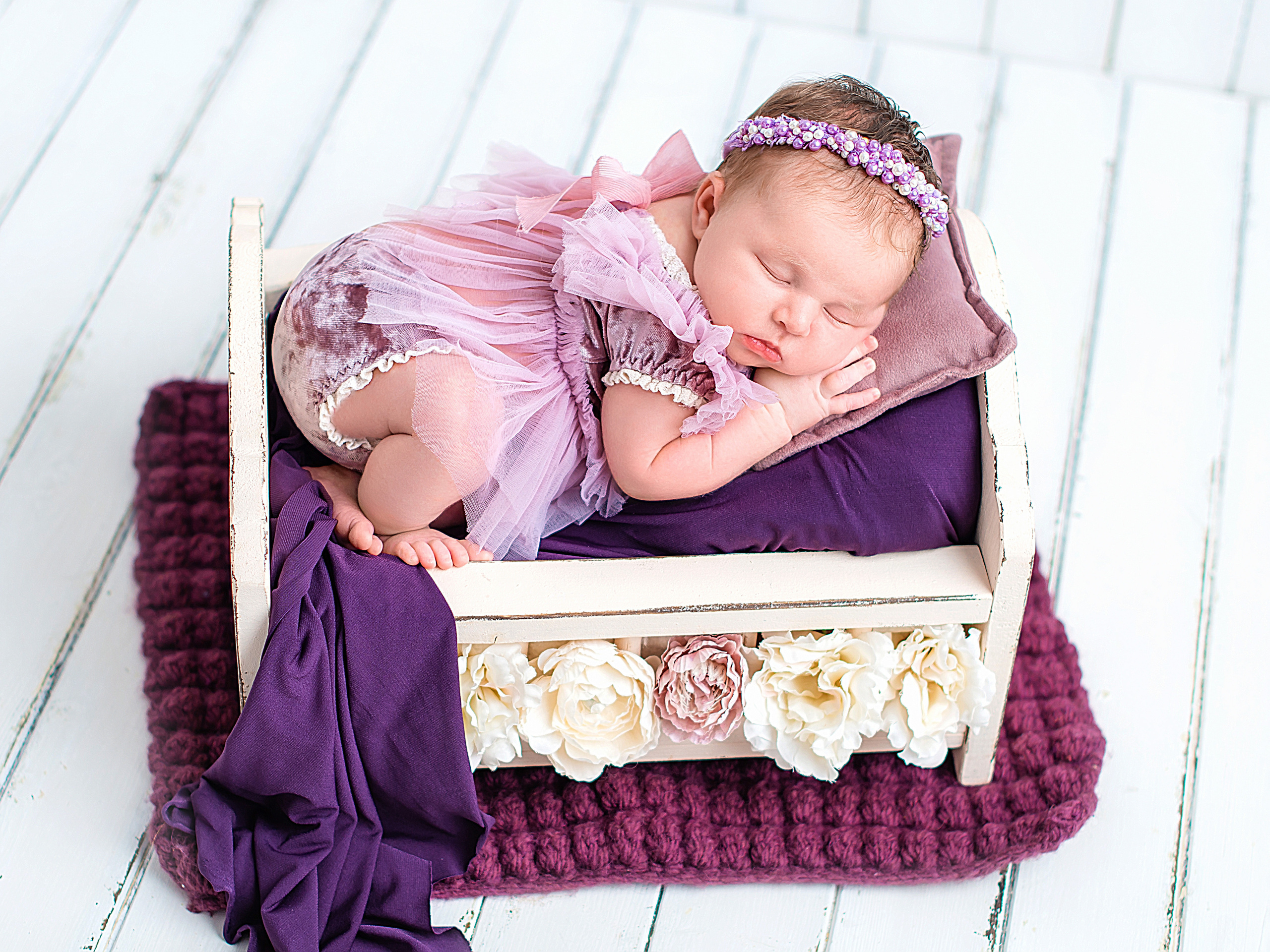 Ариша 12 дней. Фотограф новорожденных Краснодар Малышенко Надежда