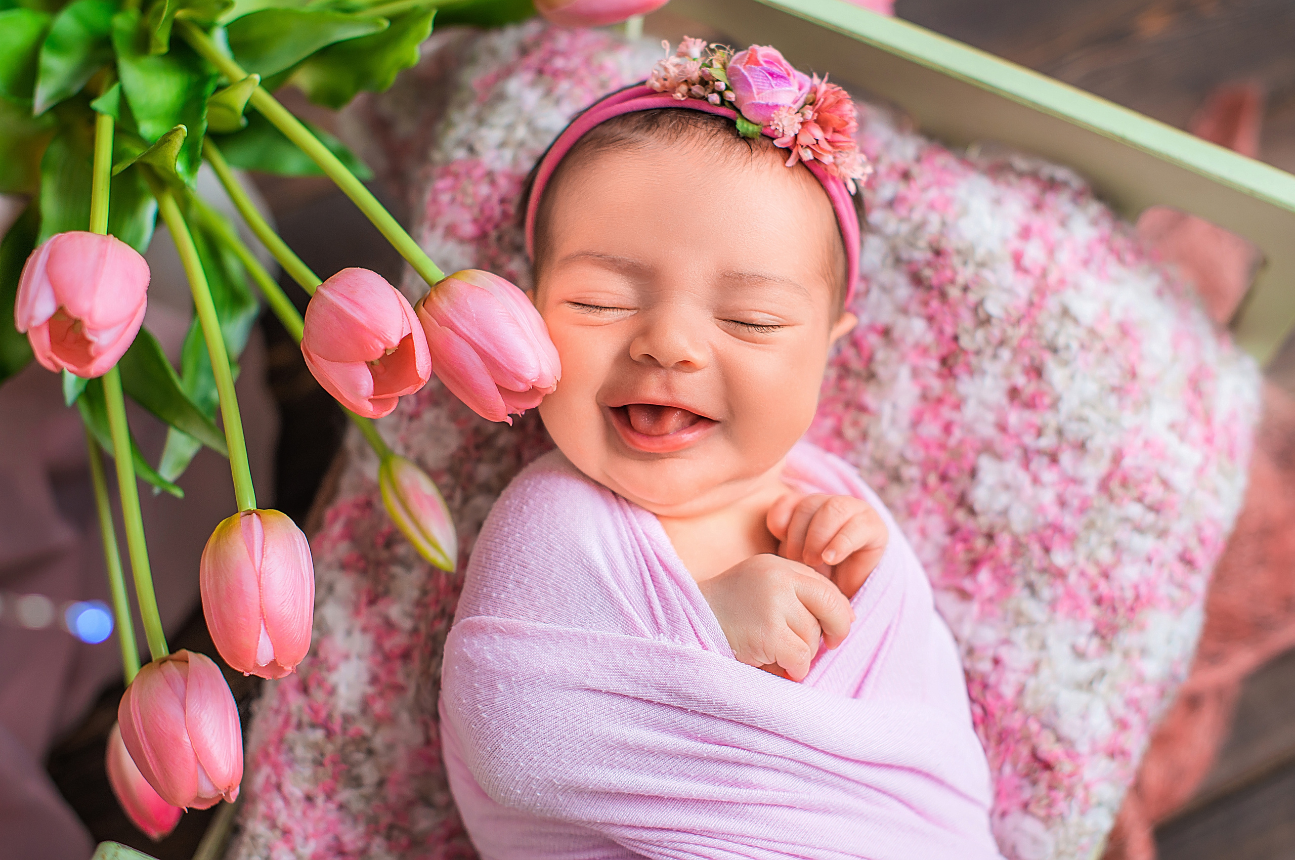 Сафия 19 дней. Фотограф новорожденных Краснодар Малышенко Надежда