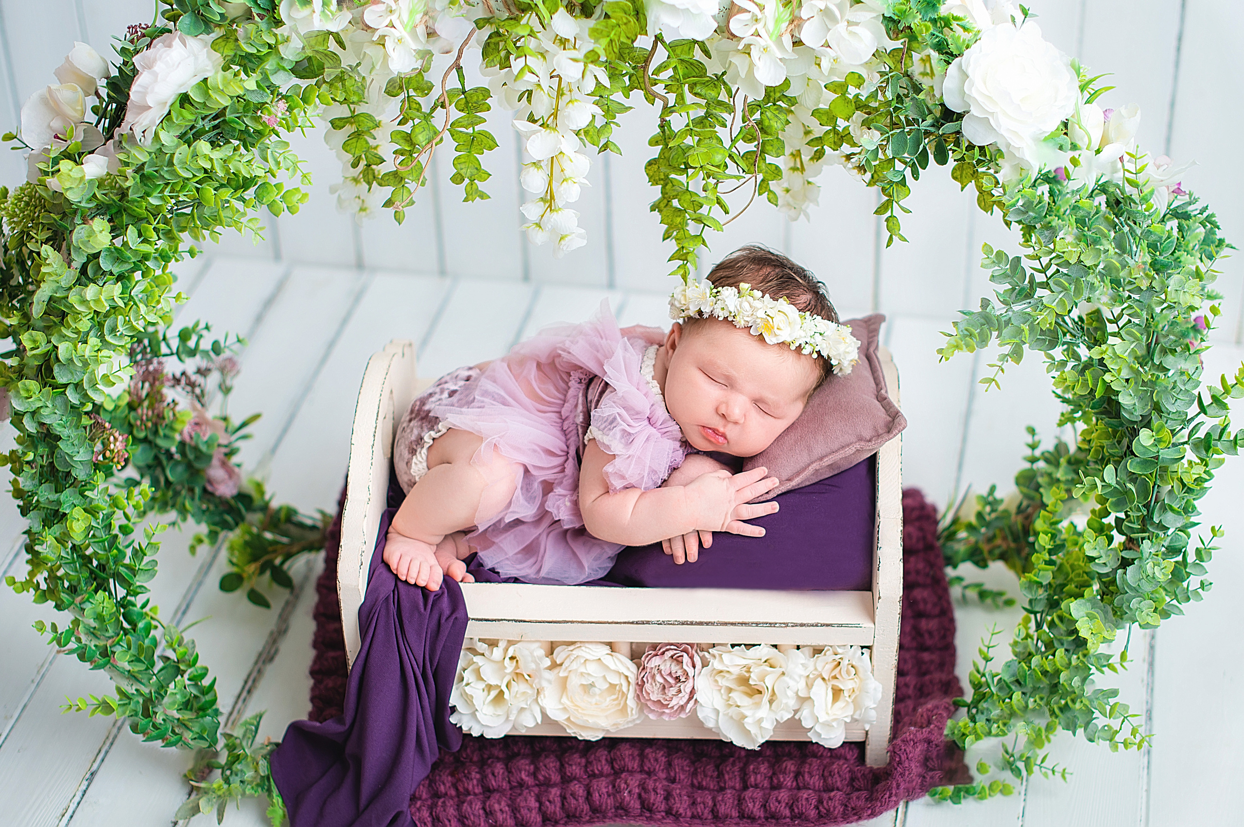 Ариша 12 дней. Фотограф новорожденных Краснодар Малышенко Надежда