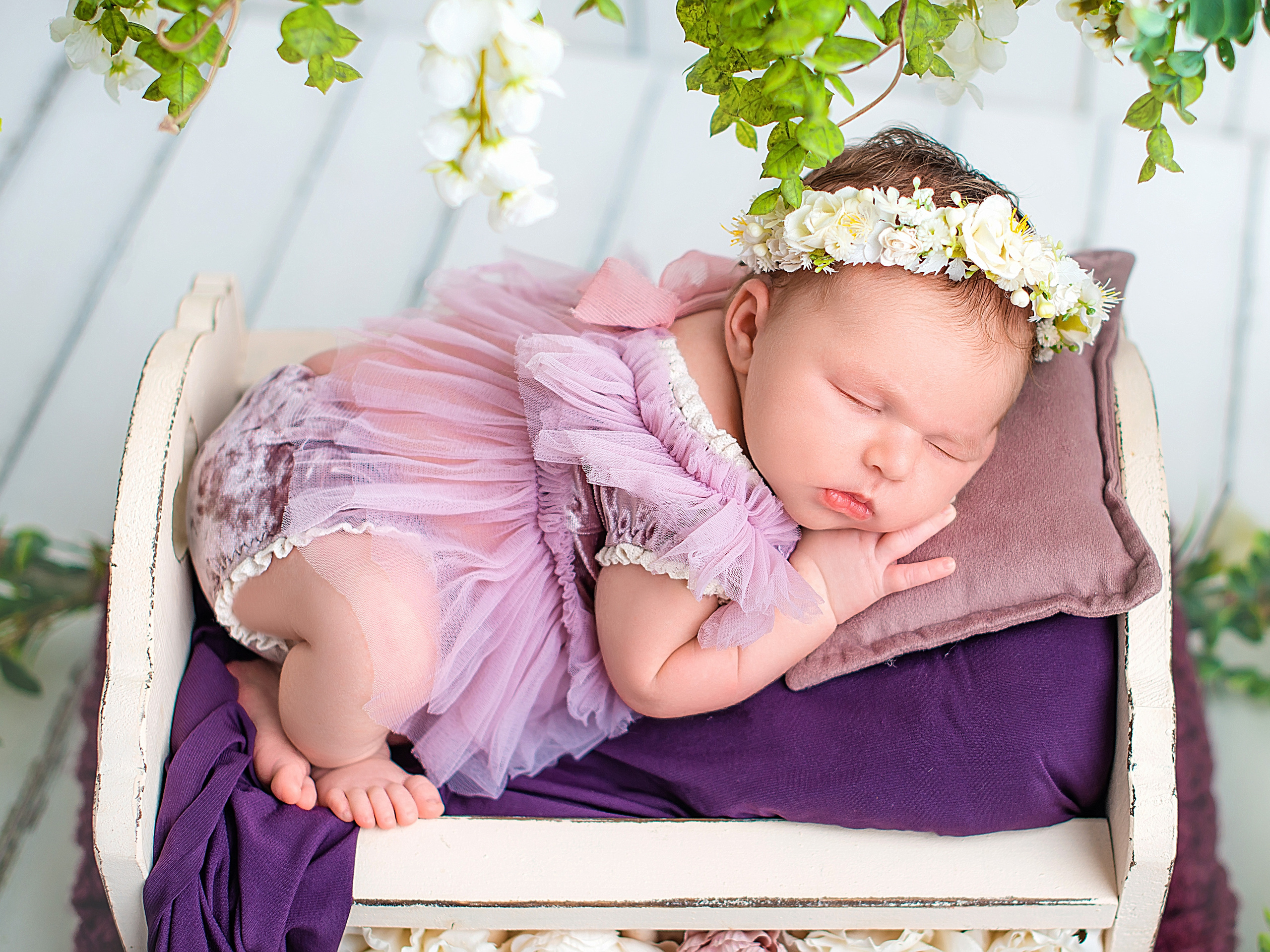 Ариша 12 дней. Фотограф новорожденных Краснодар Малышенко Надежда