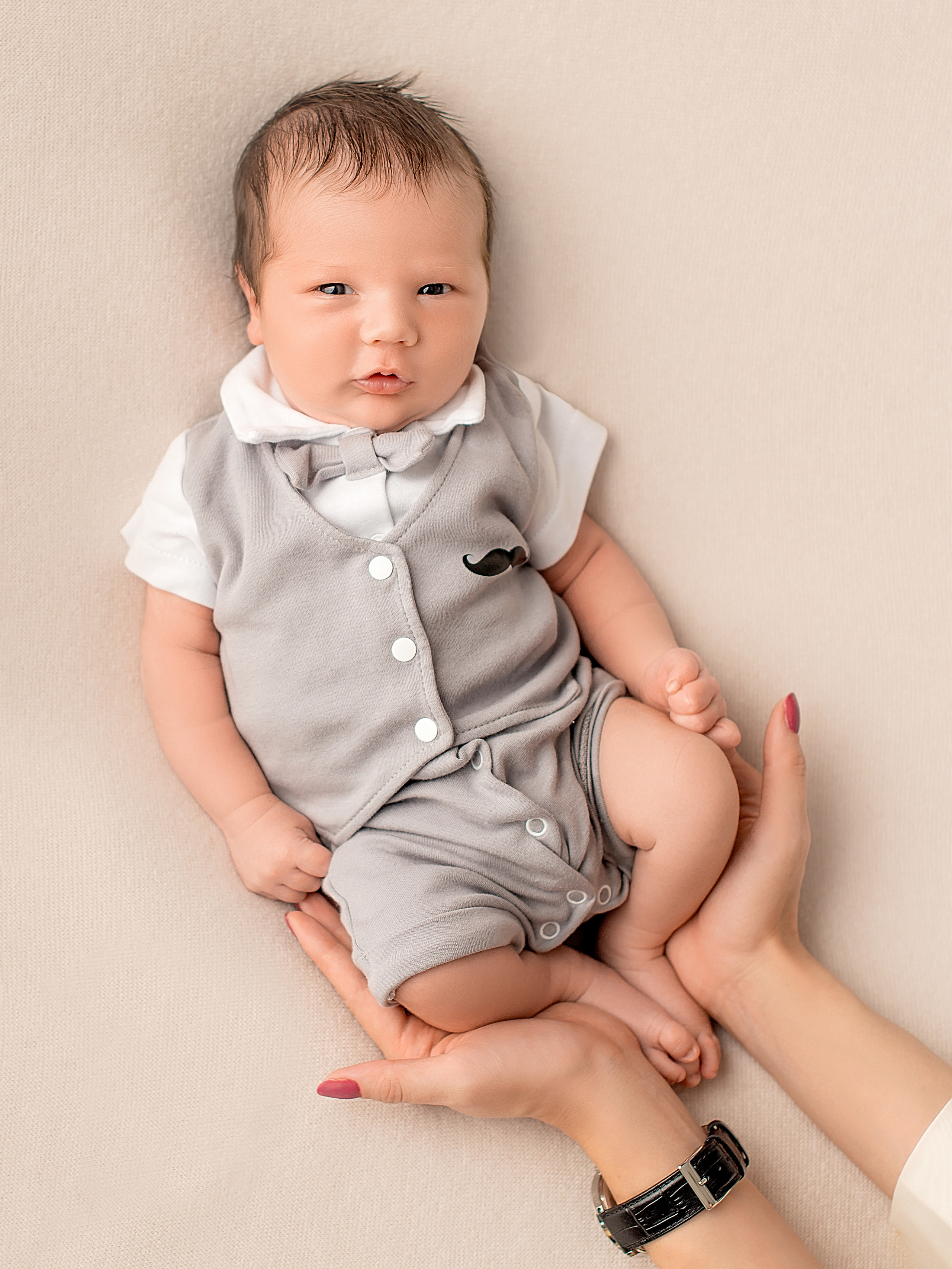 Андрюша 10 дней. Фотограф новорожденных Краснодар Малышенко Надежда