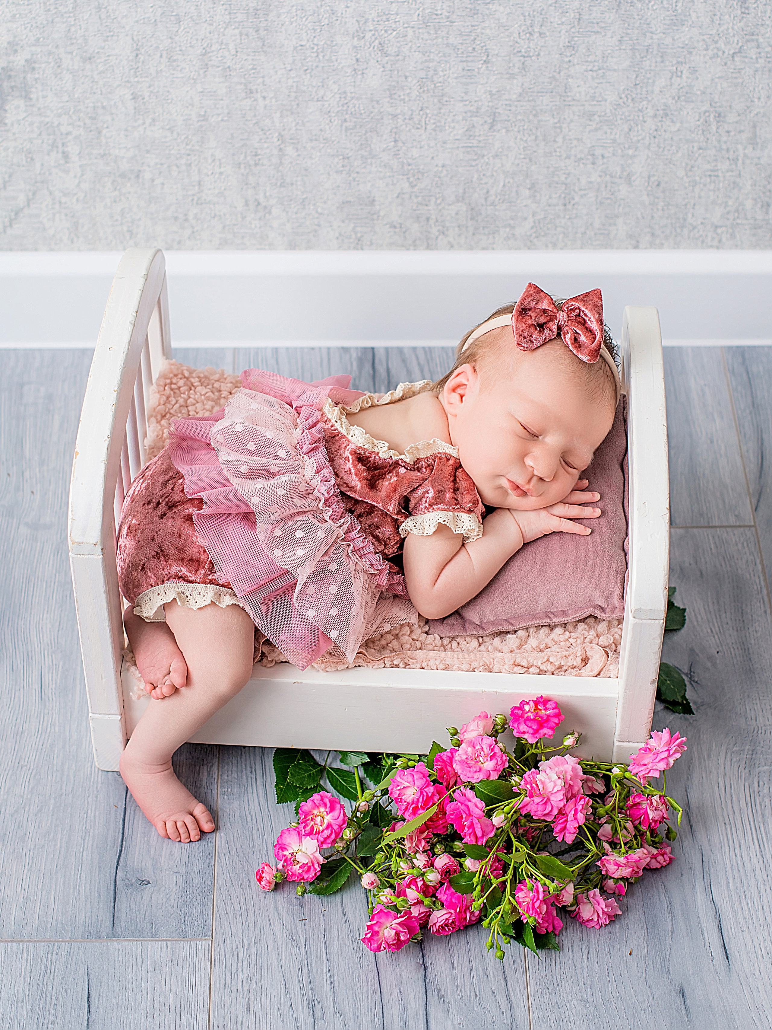 Дарина 11 дней. Фотограф новорожденных Краснодар Малышенко Надежда