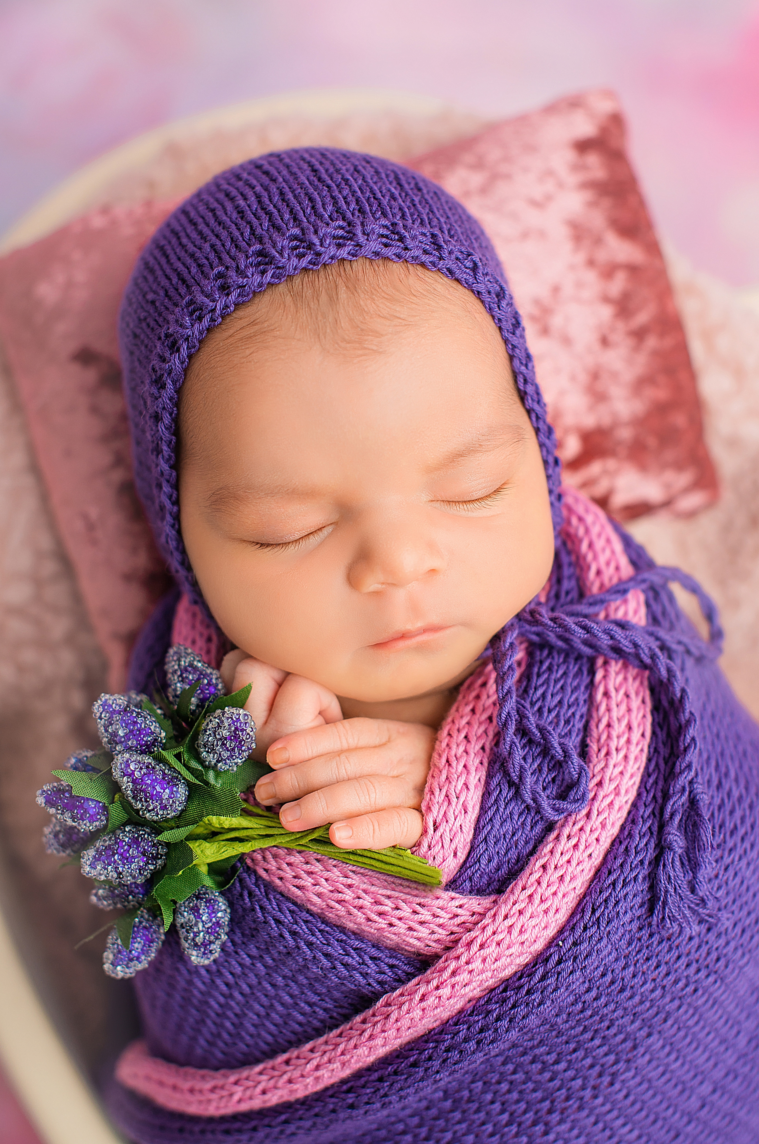 Ульяна 8 дней. Фотограф новорожденных Краснодар Малышенко Надежда