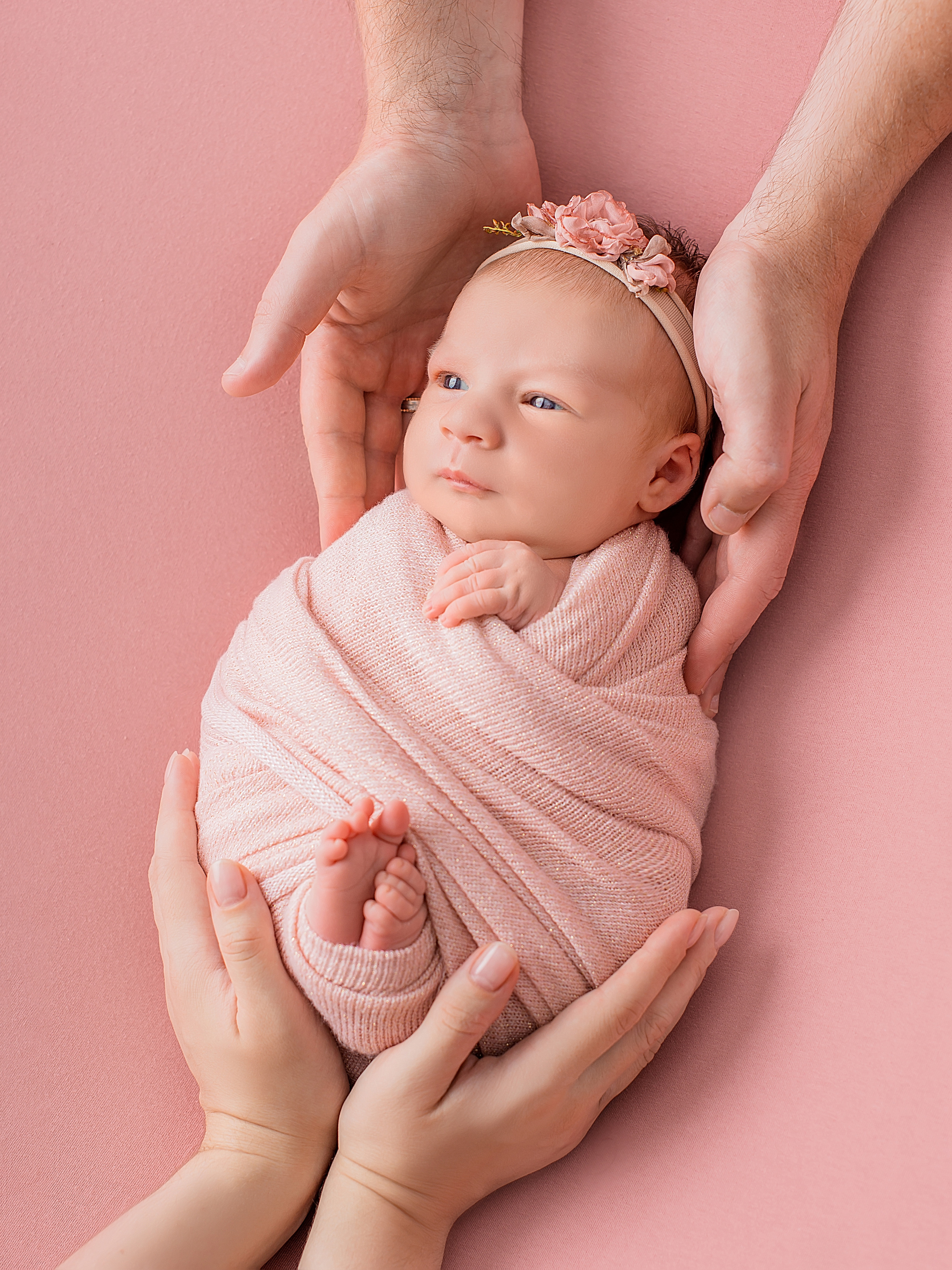 Дарина 11 дней. Фотограф новорожденных Краснодар Малышенко Надежда