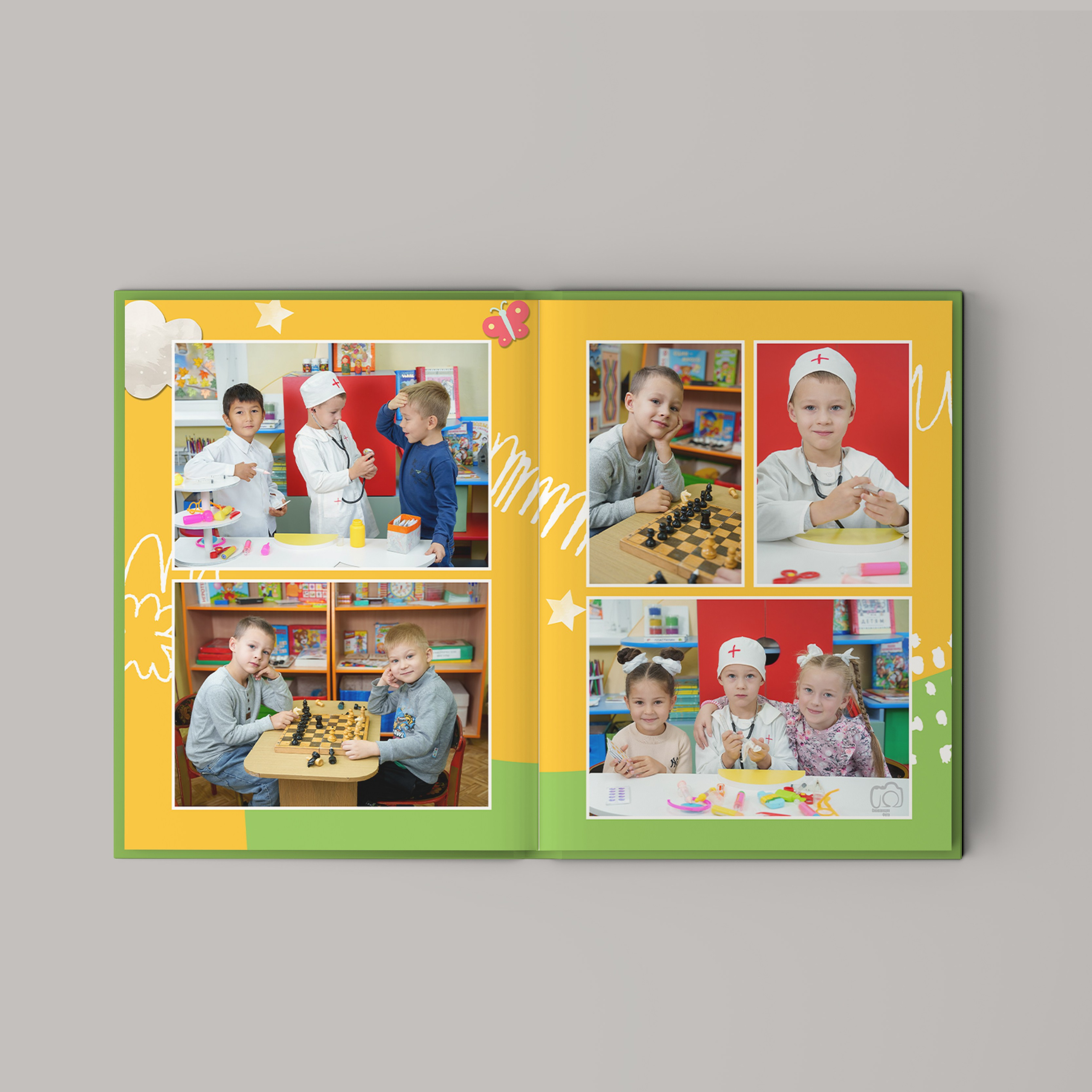 Выпускной альбом для детского сада. Ольга Плаксина фотограф в Саратове