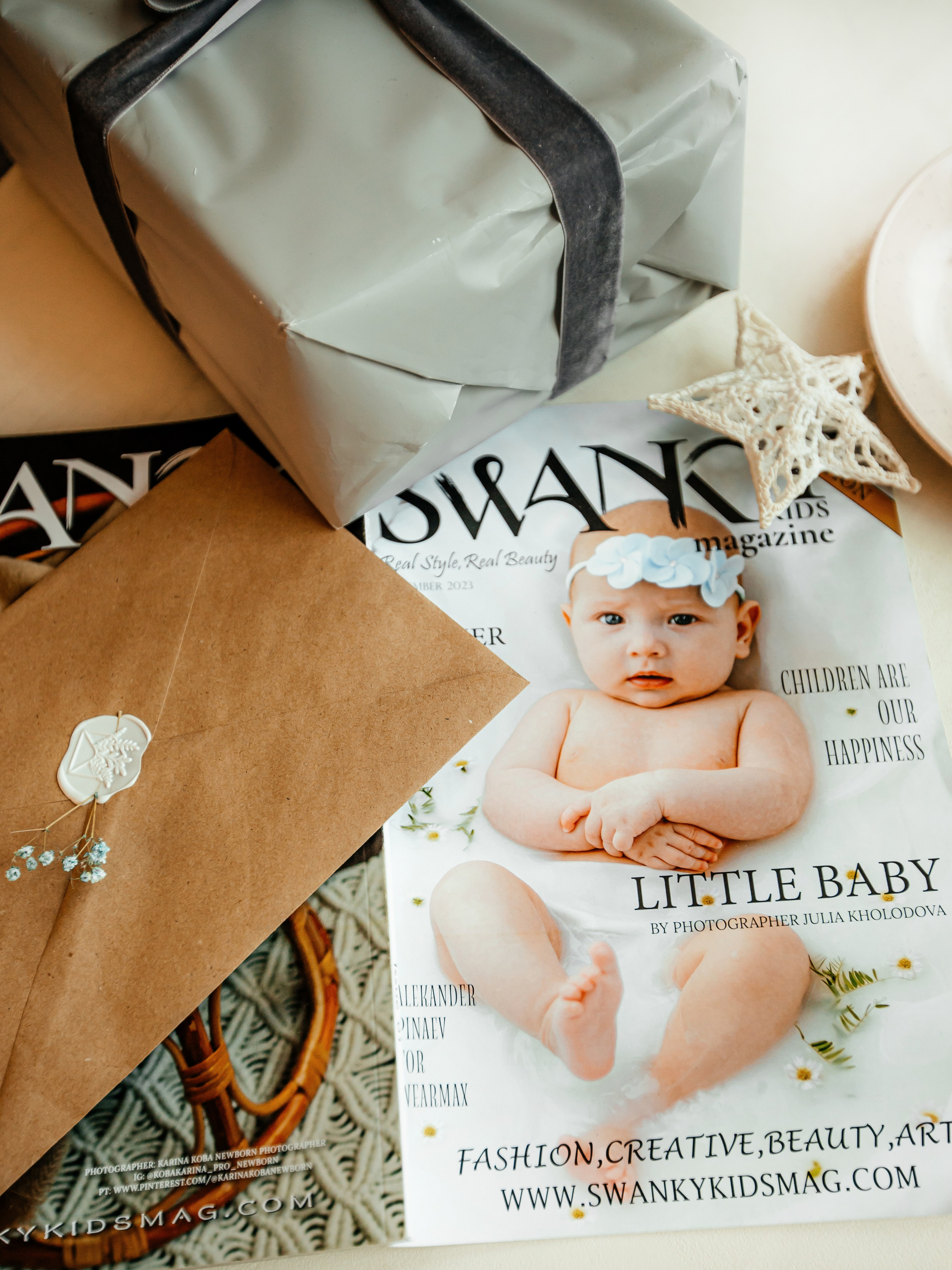 Обложка в журнале. Семейный и детский фотограф в  г. Екатеринбурге Холодова Юлия