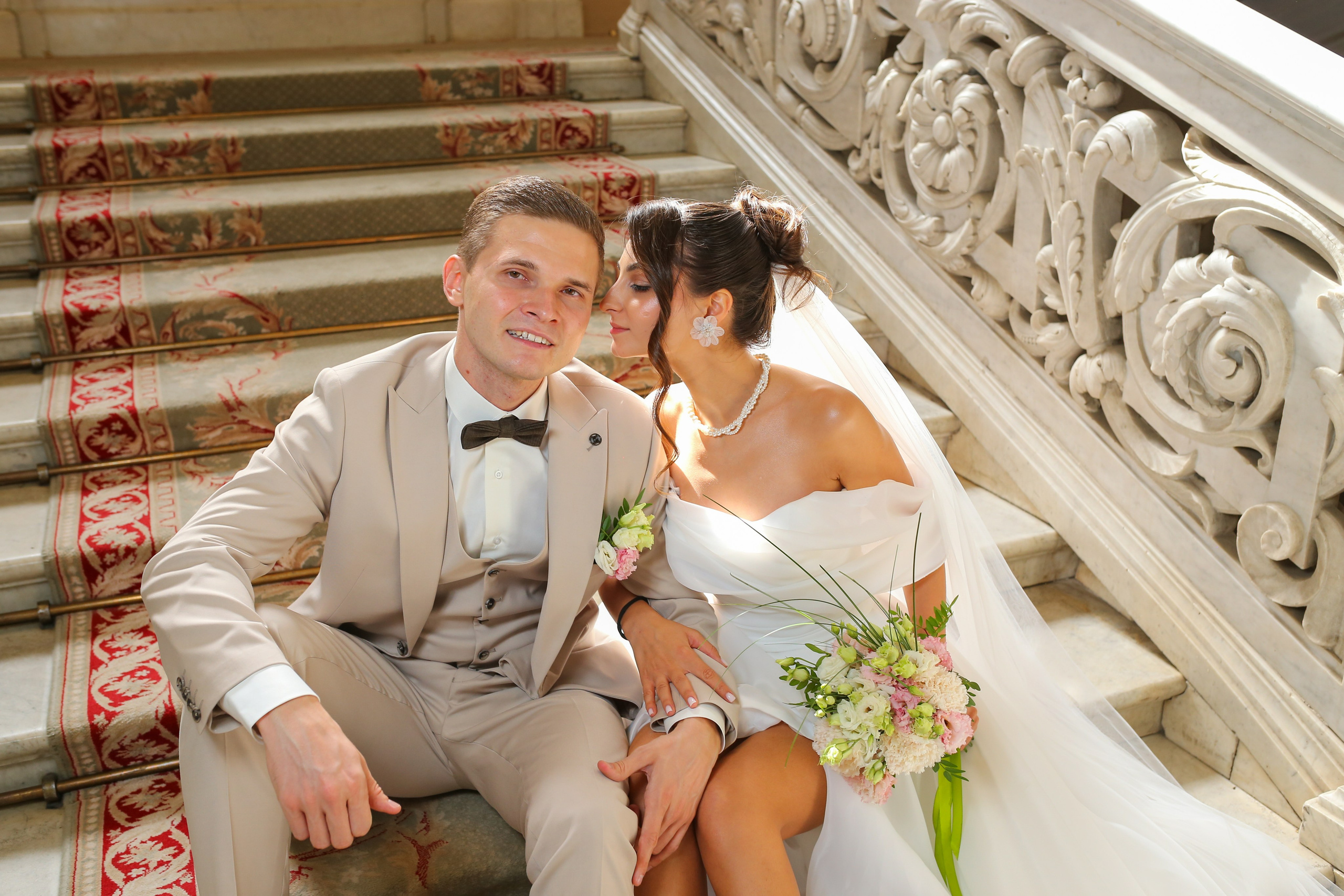 Классические кадры, во Дворце бракосочетания. Свадебный и Репортажный фотограф в Санкт-Петербурге