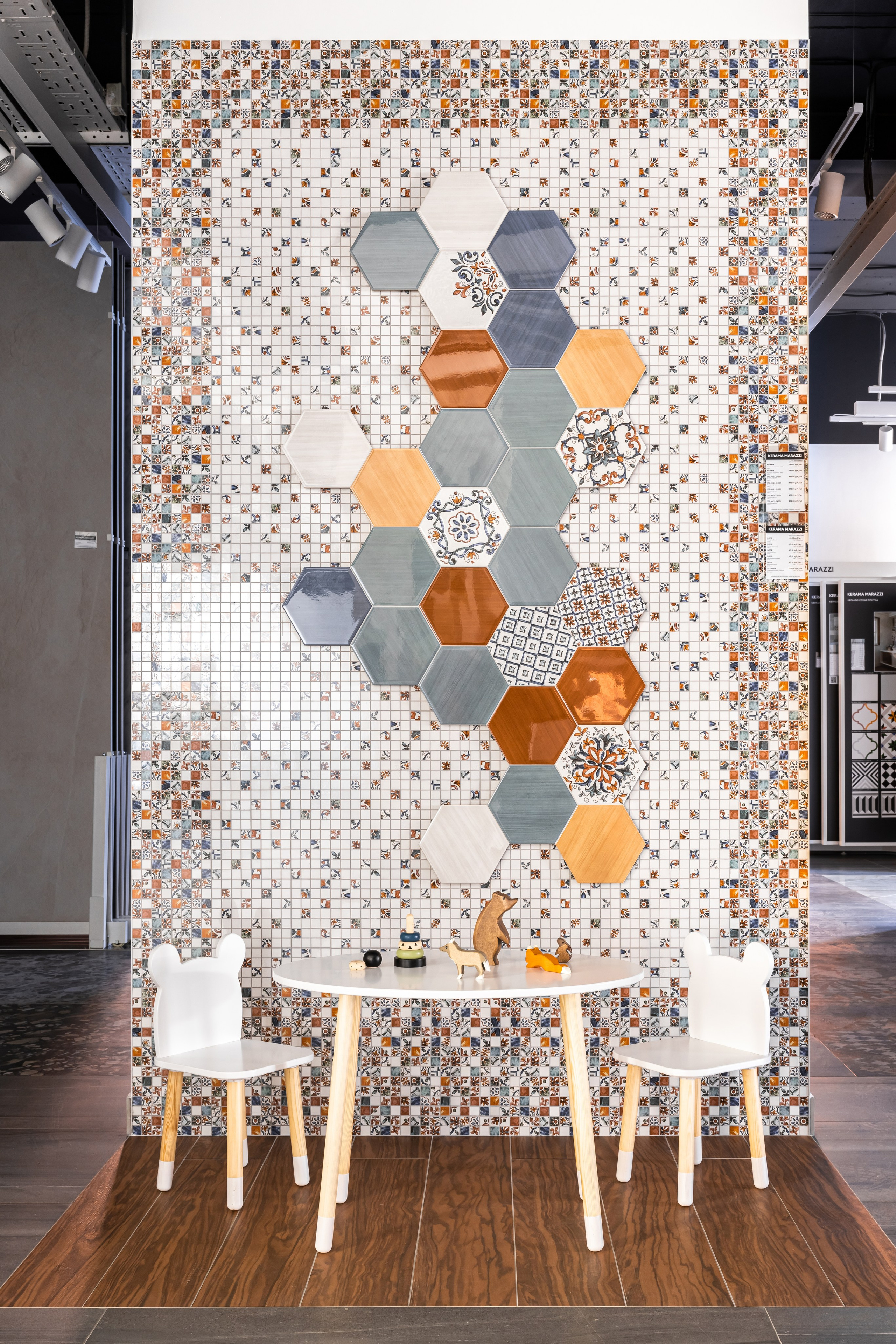 Флагманский магазин KERAMA MARAZZI, г. Киров. Дизайнер\стилист Анна Исупова. Иван Благушин. Интерьерный и архитектурный фотограф в Москве и Санкт-Петербурге