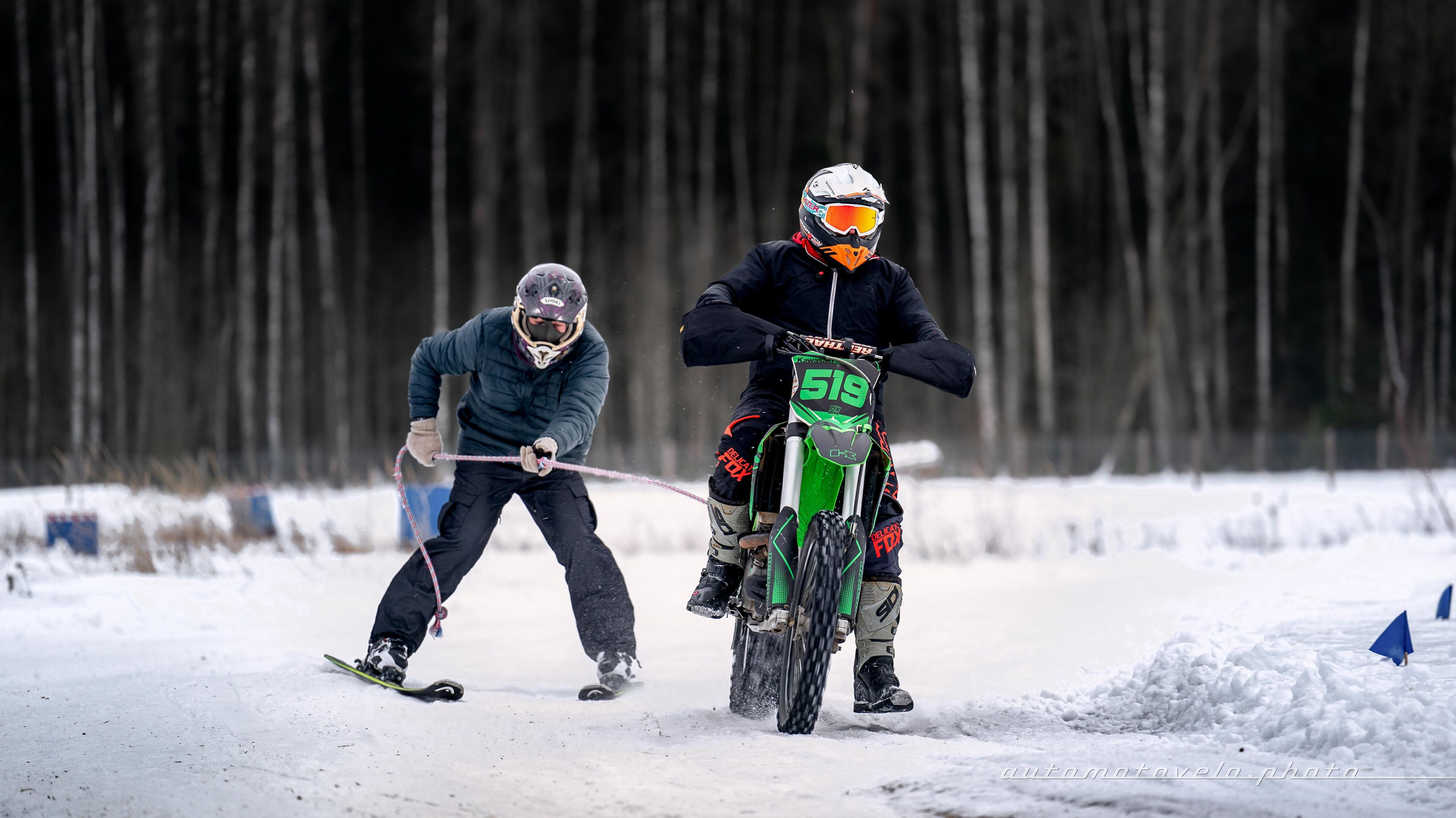 Скийоринг в Конаково 2024/25. 1 этап