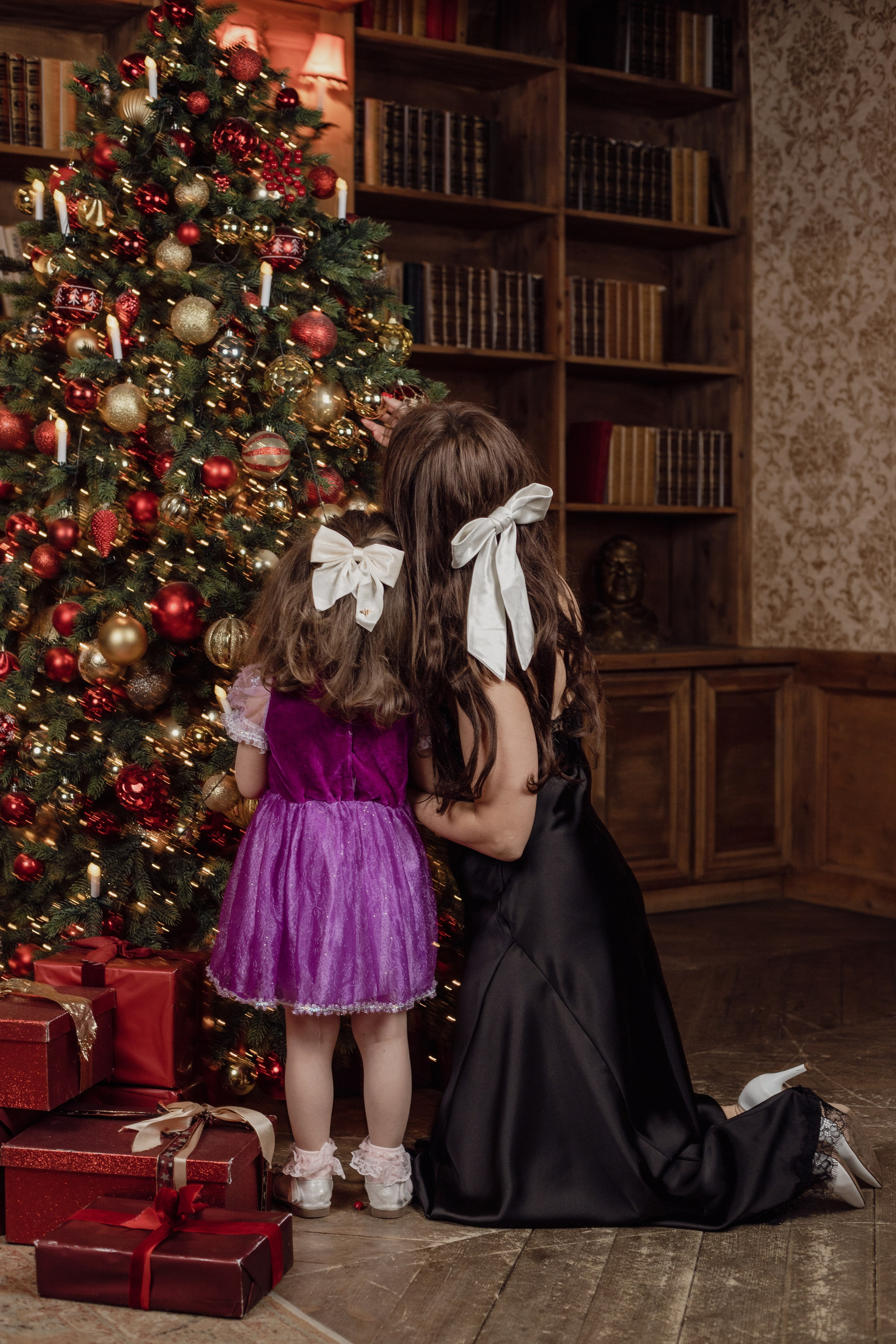 Новогодняя съемка Елены, Артура и Ани. Портретный Фотограф в Санкт-Петербурге Кира Орехова