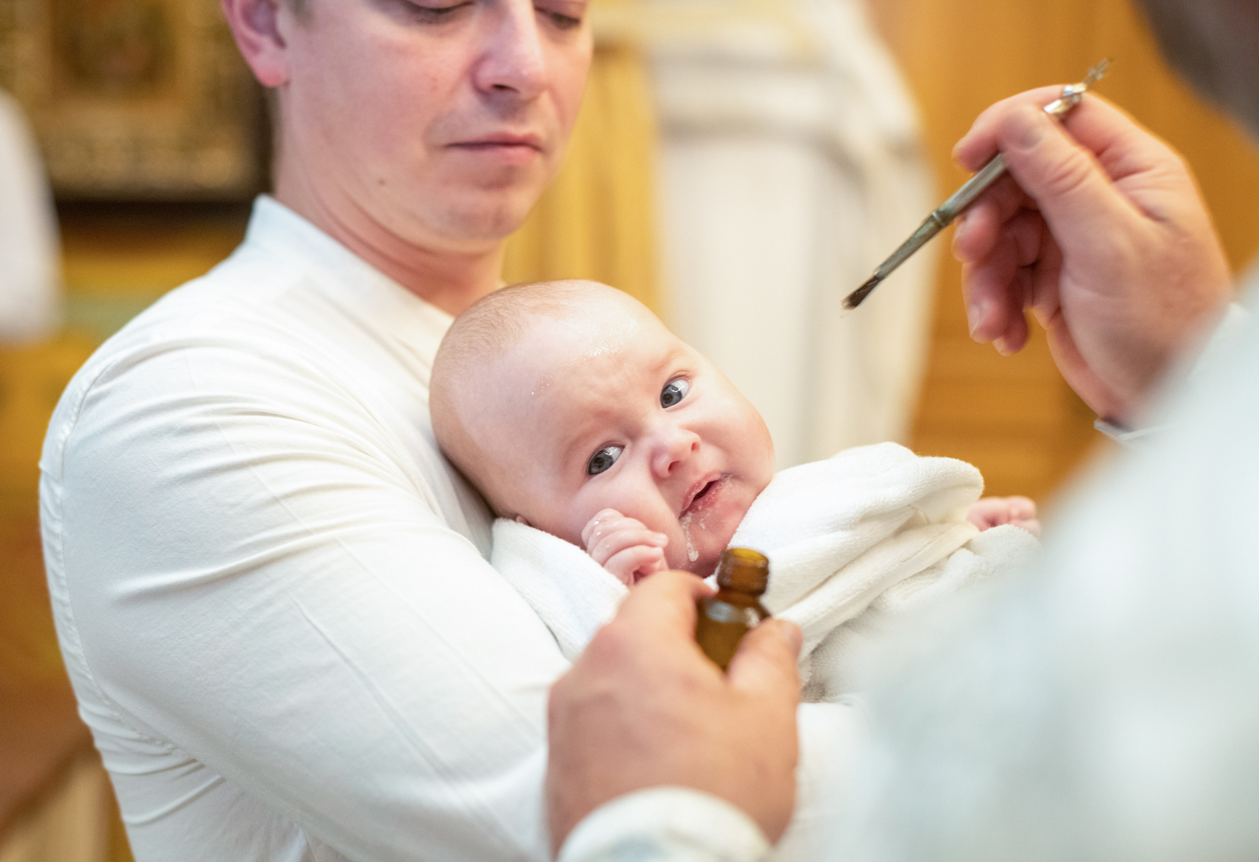 Крещение младенца Ксении в Люблино. Свадебный и портретный фотограф в Москве Галина Борисова