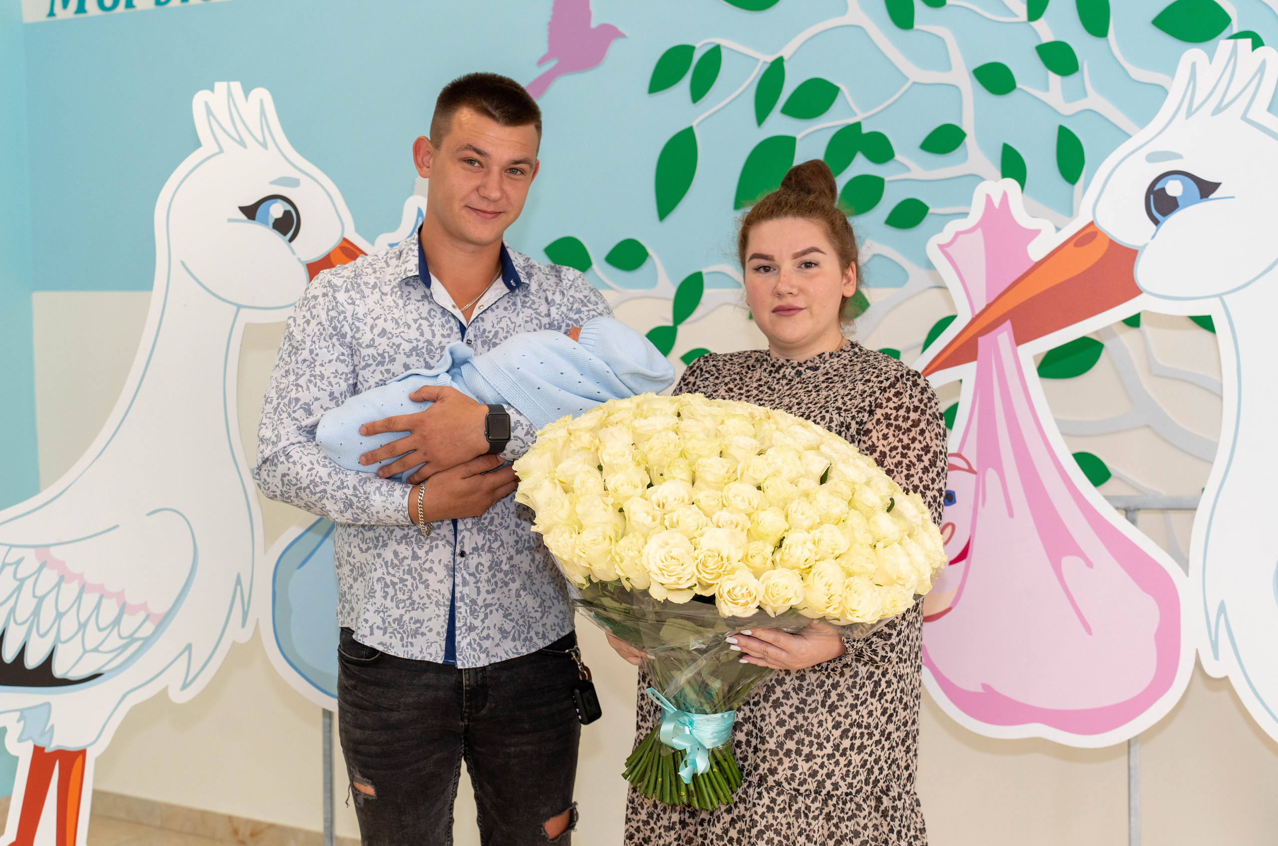 Выписка из роддома. Фотограф на Крещение и Венчание в Туле, детский и семейный фотограф