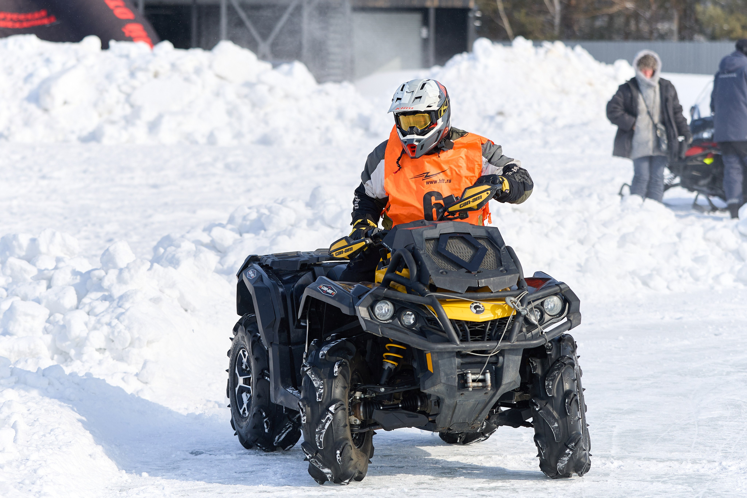 Топим Лёд — 2026. Соревнования на квадроциклах. Фотограф в Новосибирске Алена Скокова