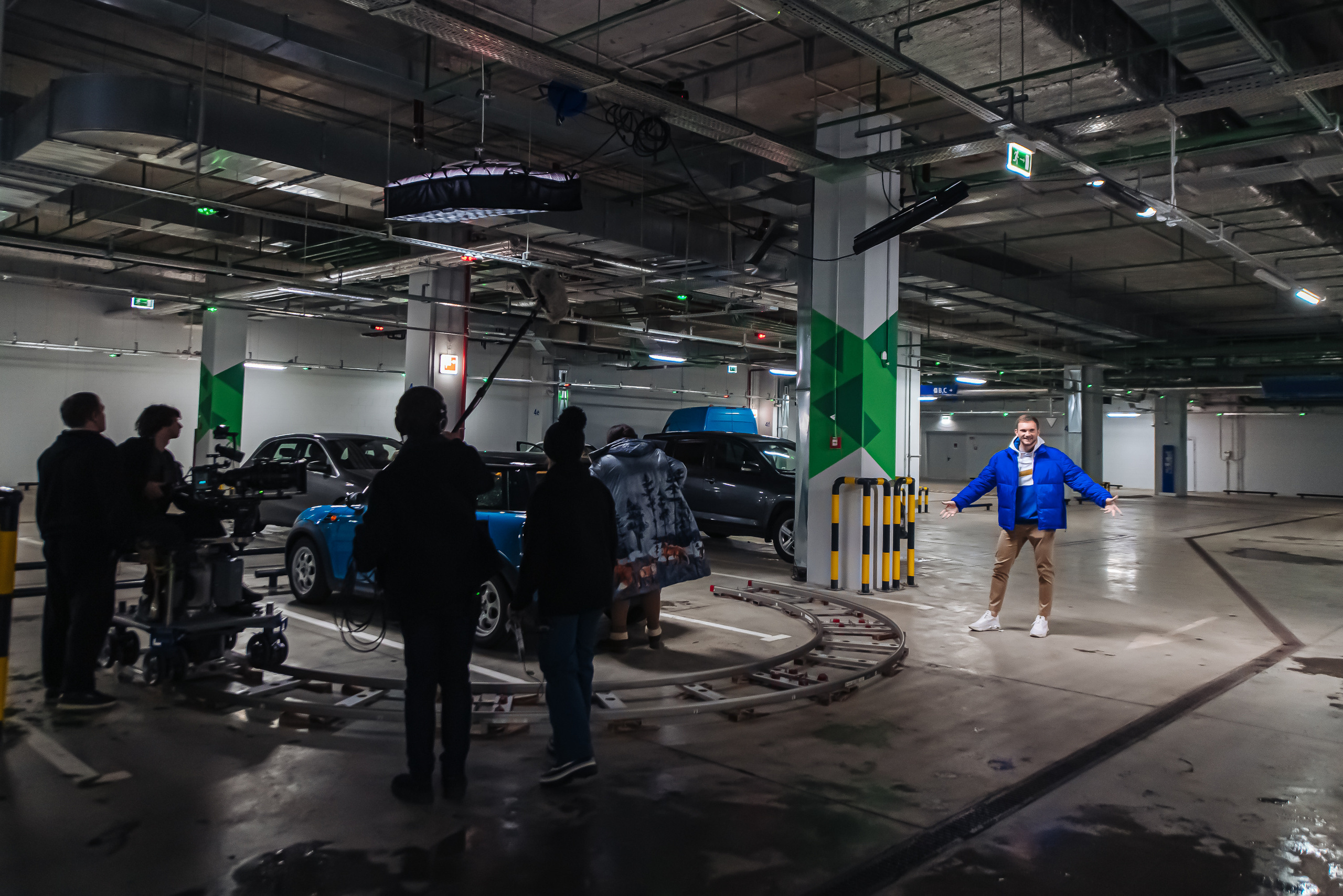 The backstage of the Dynamo New Year’s video, 2021. Фотограф Кирилл Сафонов