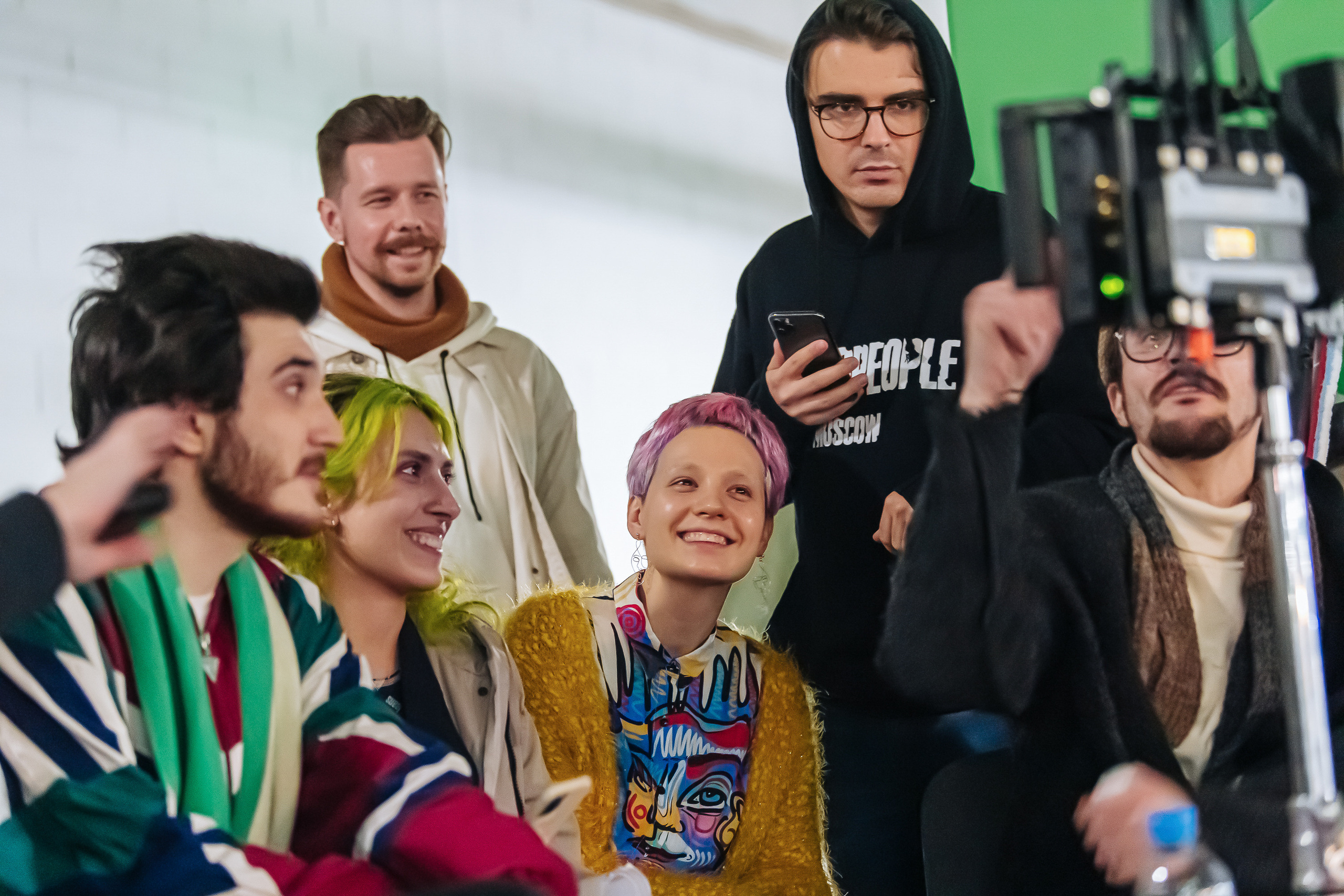 The backstage of the Dynamo New Year’s video, 2021. Фотограф Кирилл Сафонов