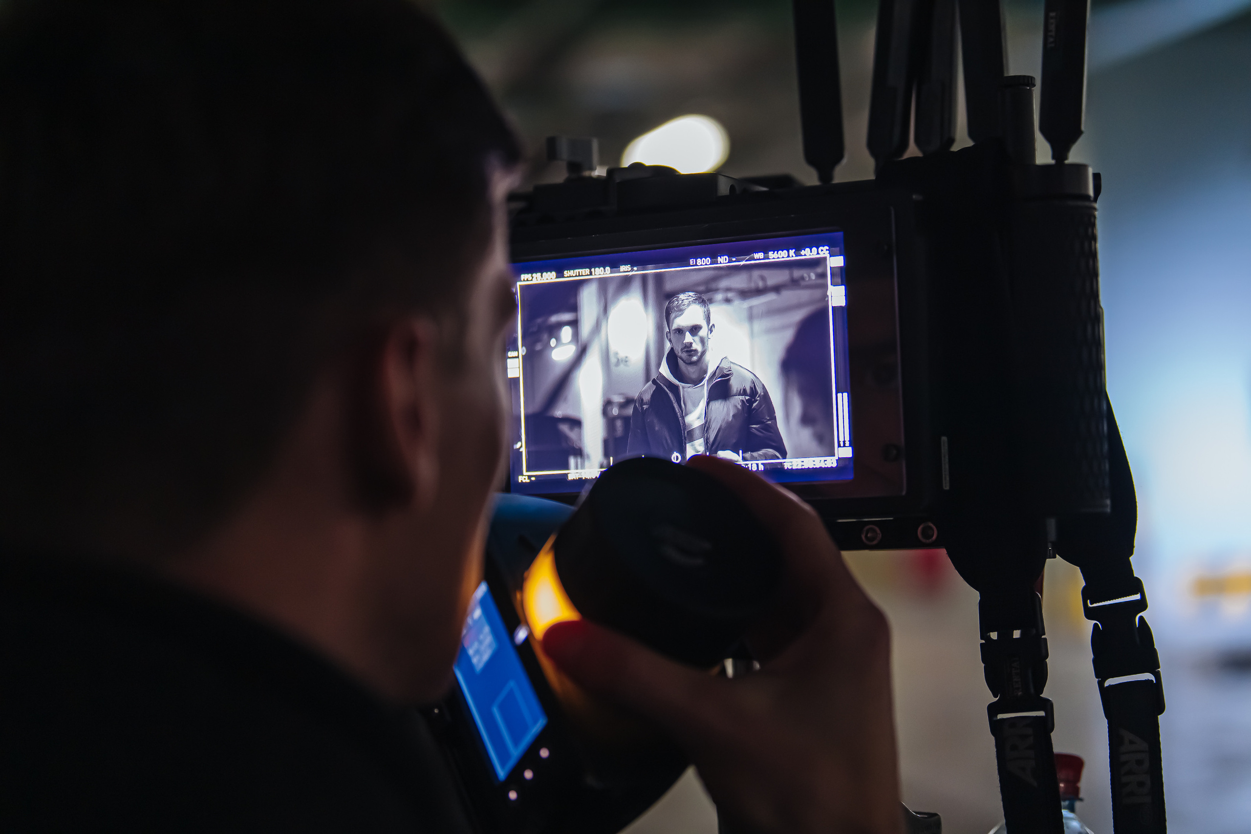 The backstage of the Dynamo New Year’s video, 2021. Фотограф Кирилл Сафонов