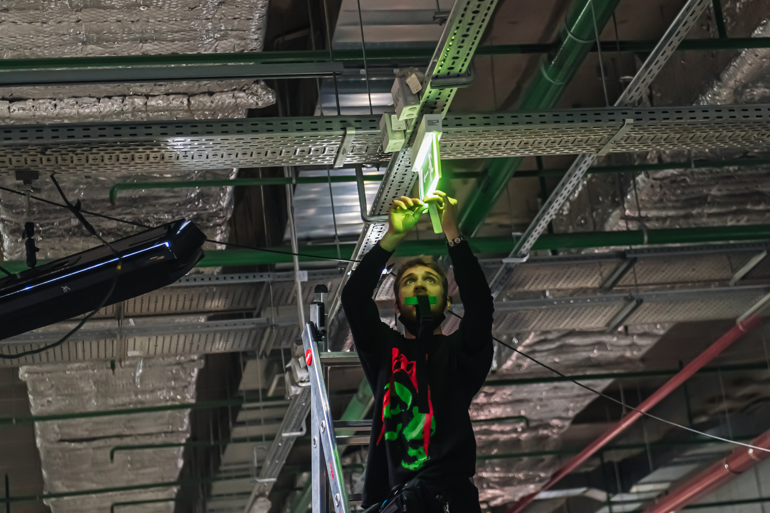 The backstage of the Dynamo New Year’s video, 2021. Фотограф Кирилл Сафонов