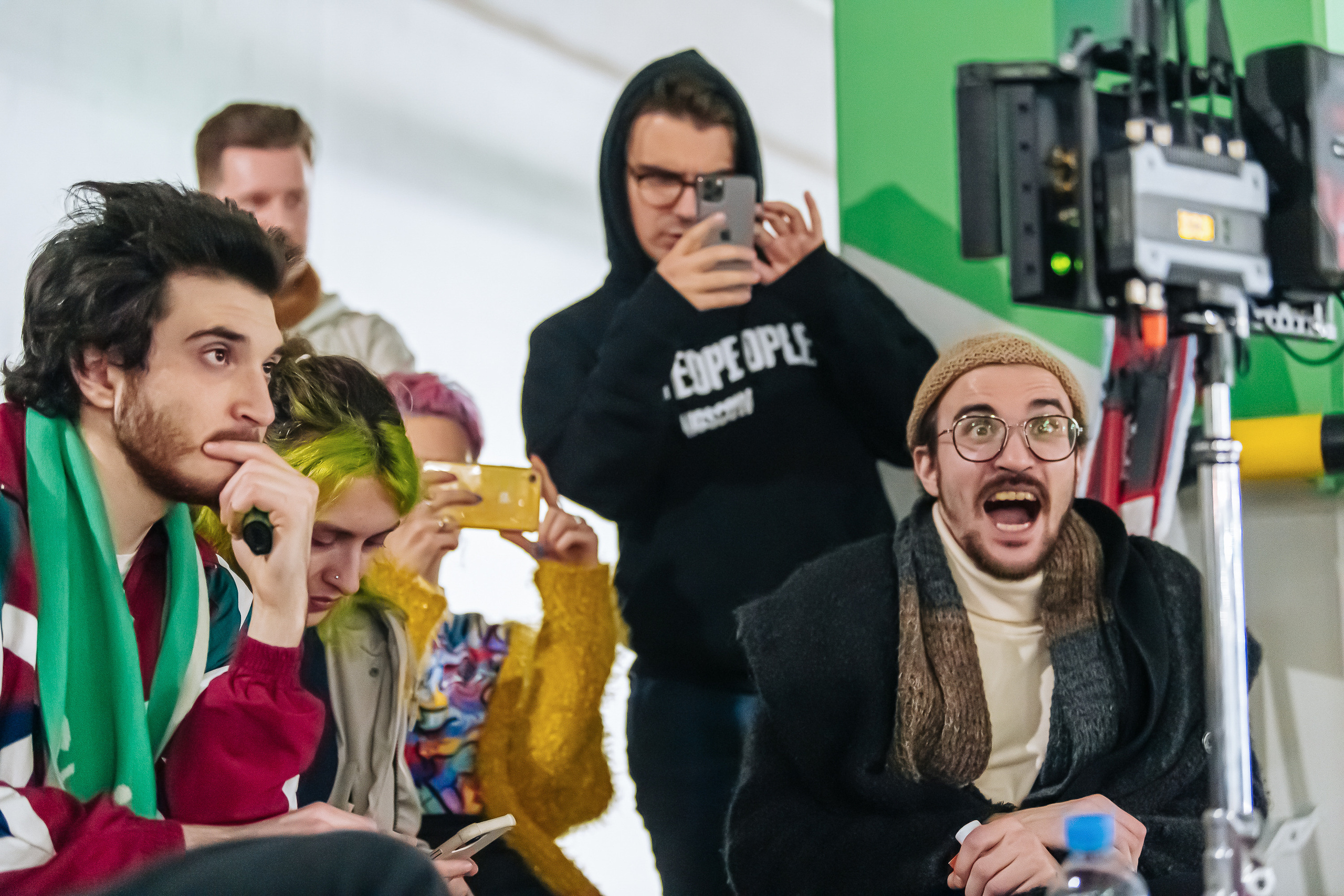 The backstage of the Dynamo New Year’s video, 2021. Фотограф Кирилл Сафонов