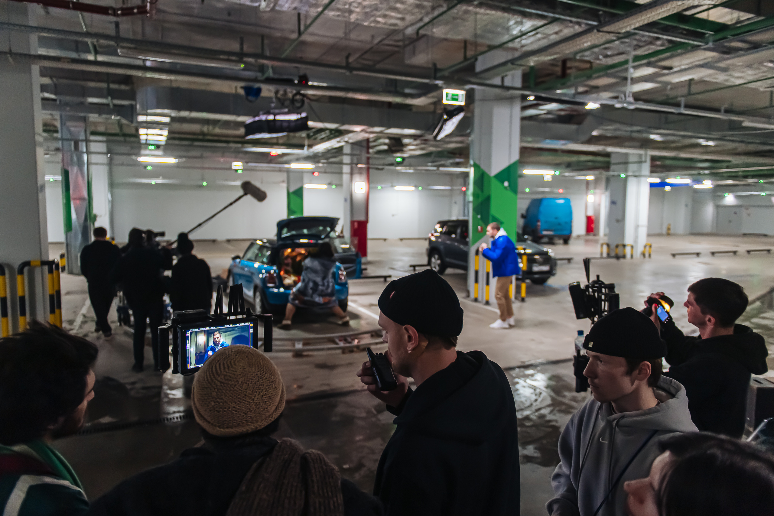 The backstage of the Dynamo New Year’s video, 2021. Фотограф Кирилл Сафонов