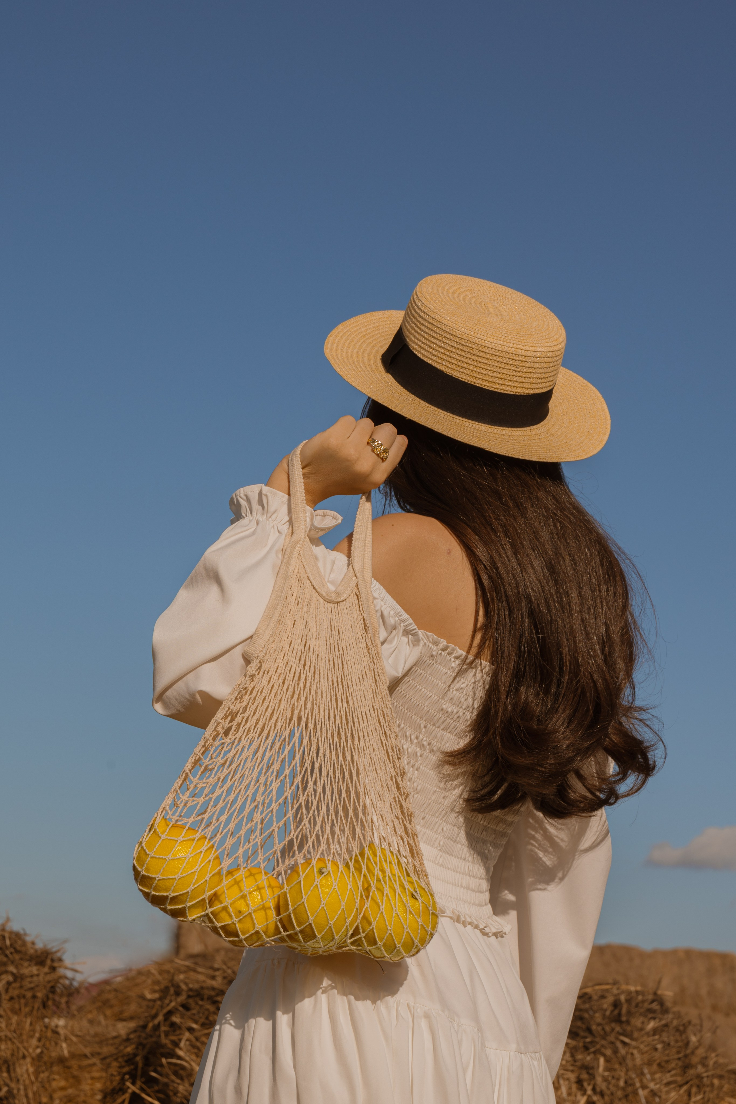 Съемка с лимонами