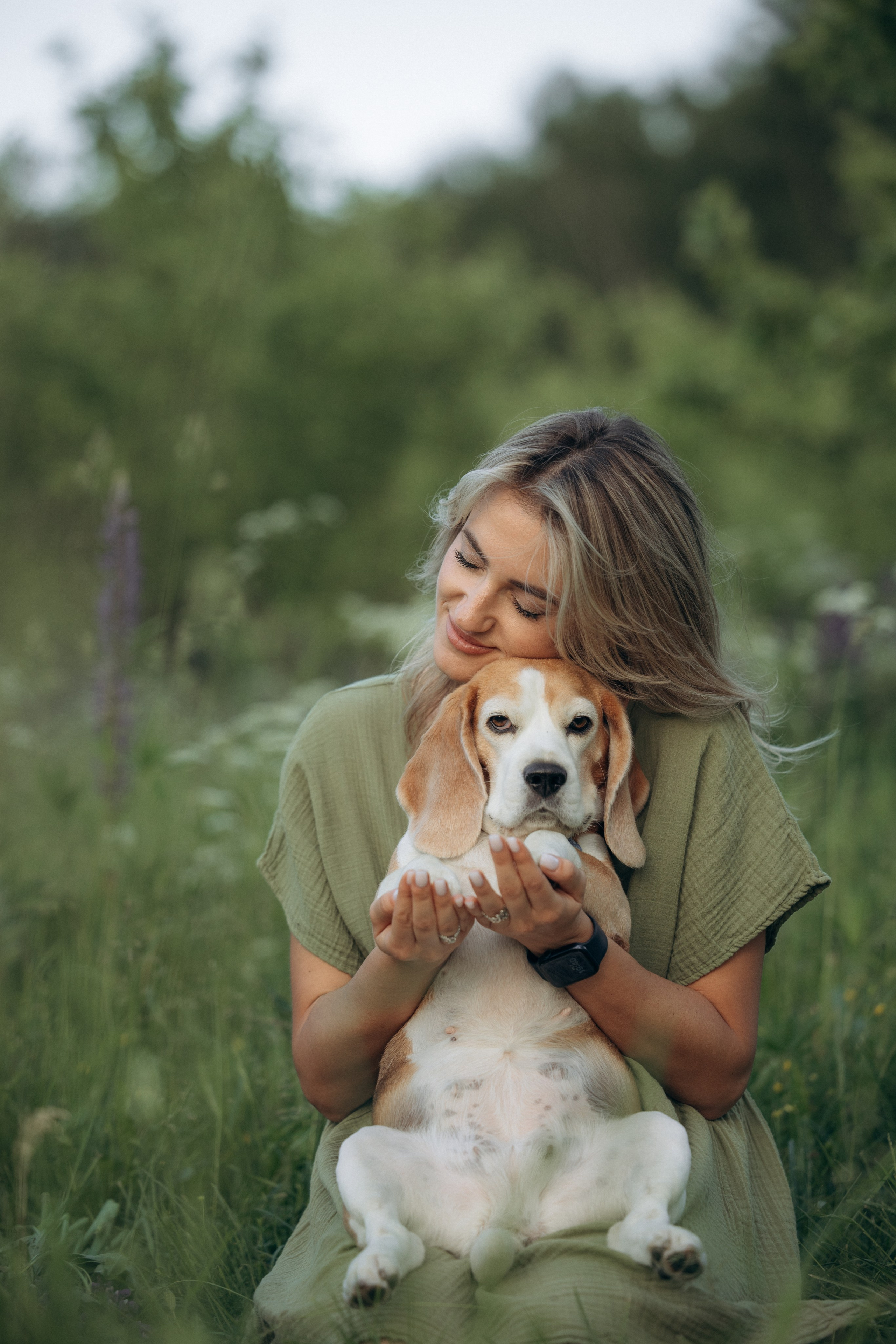 Кристина и Нора. На закате дня. Фотограф анималист в Казани Алина Сулейманова. Фотограф животных