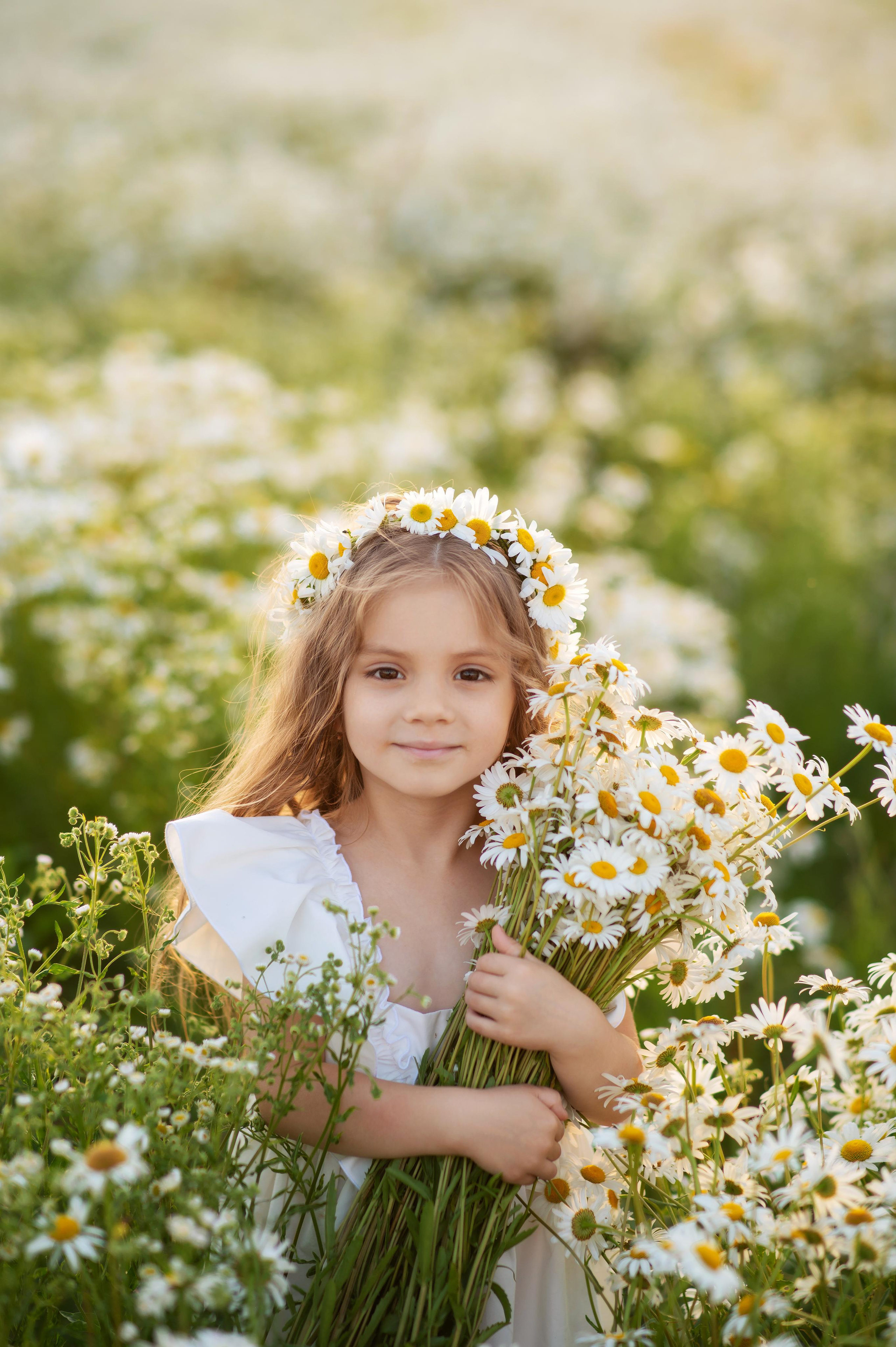 Ромашки. Детский и семейный фотограф Москва Рязань