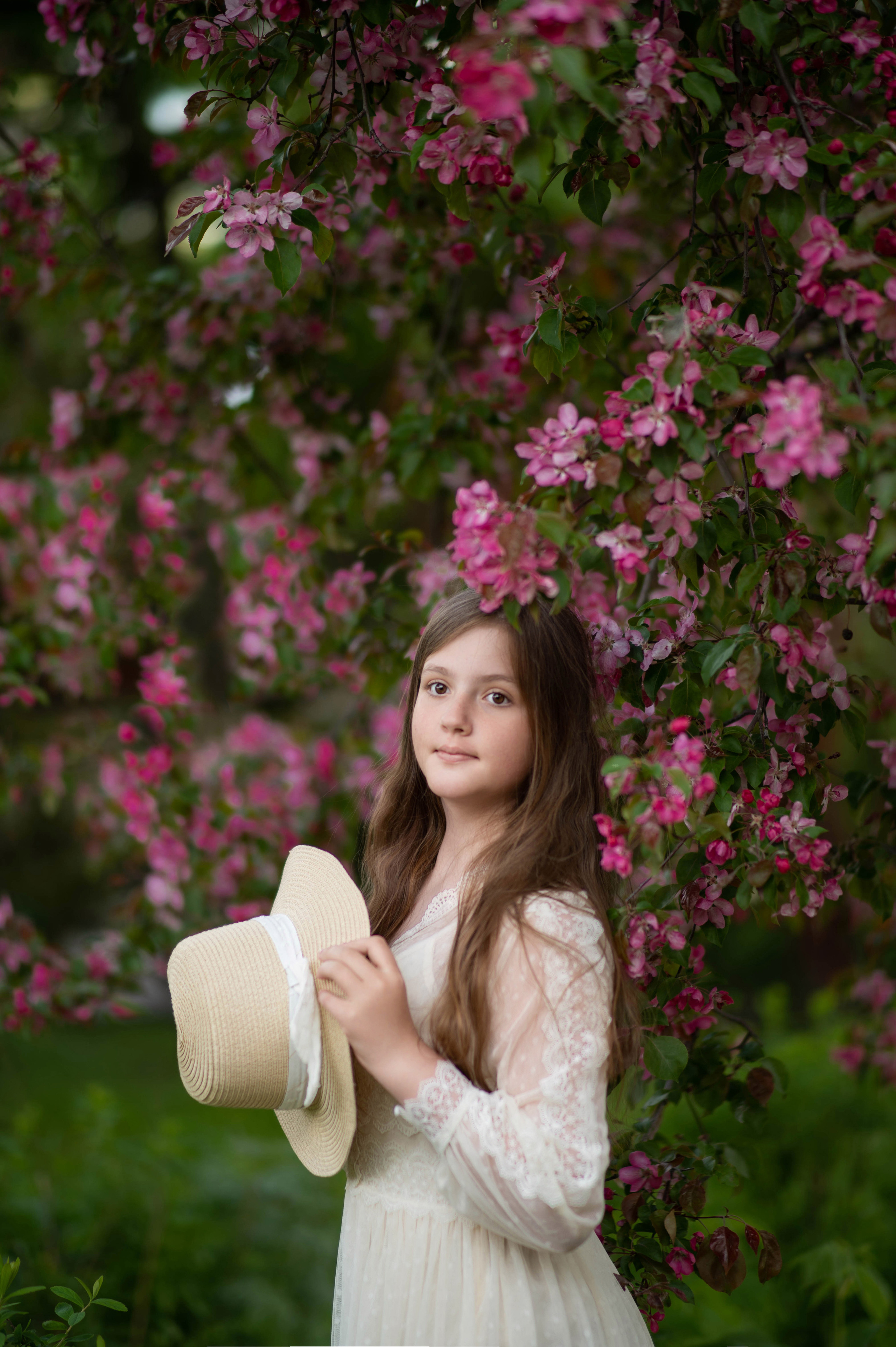 Розовые яблони. Детский и семейный фотограф Москва Рязань