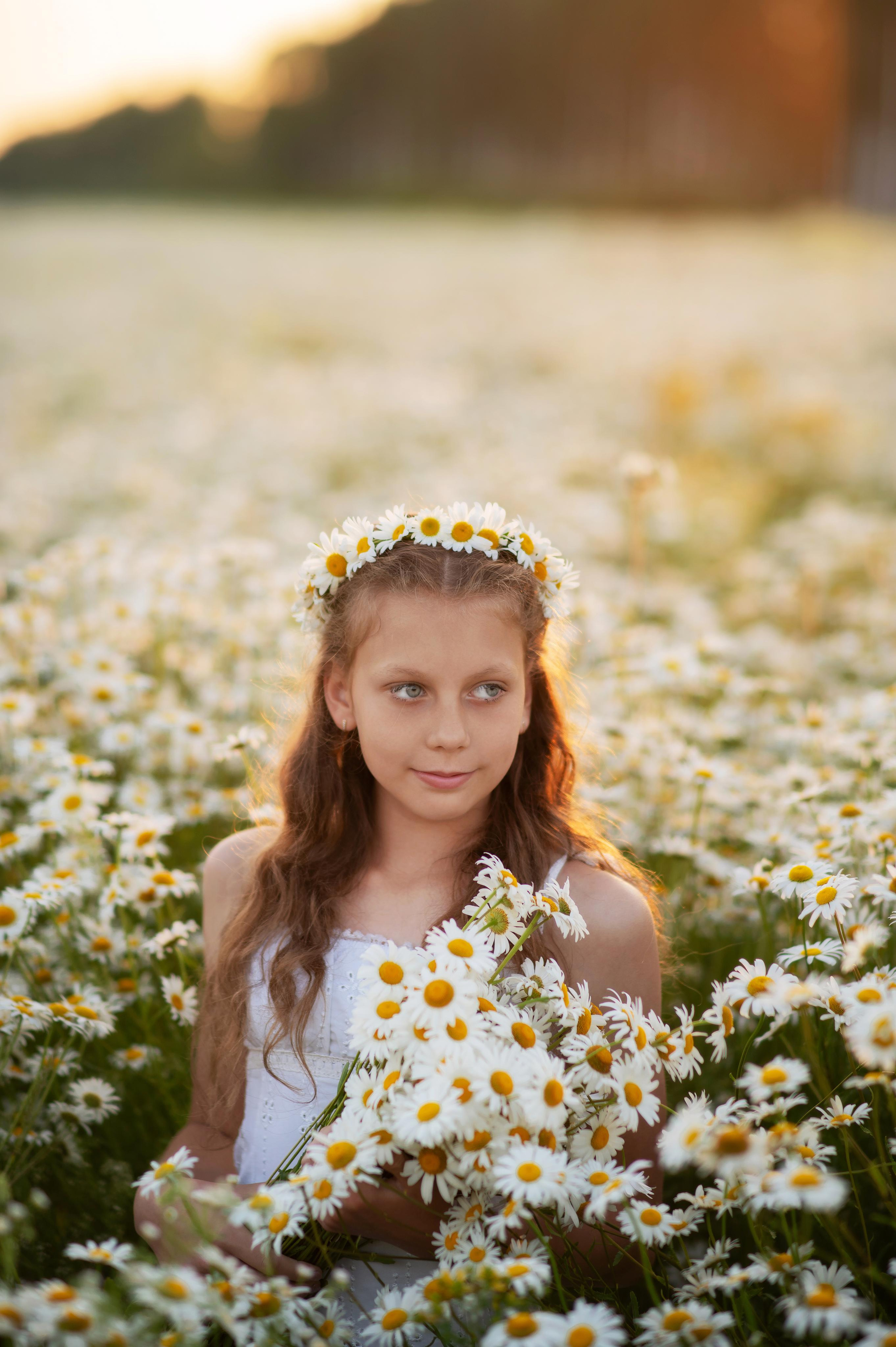 Ромашки. Детский и семейный фотограф Москва Рязань