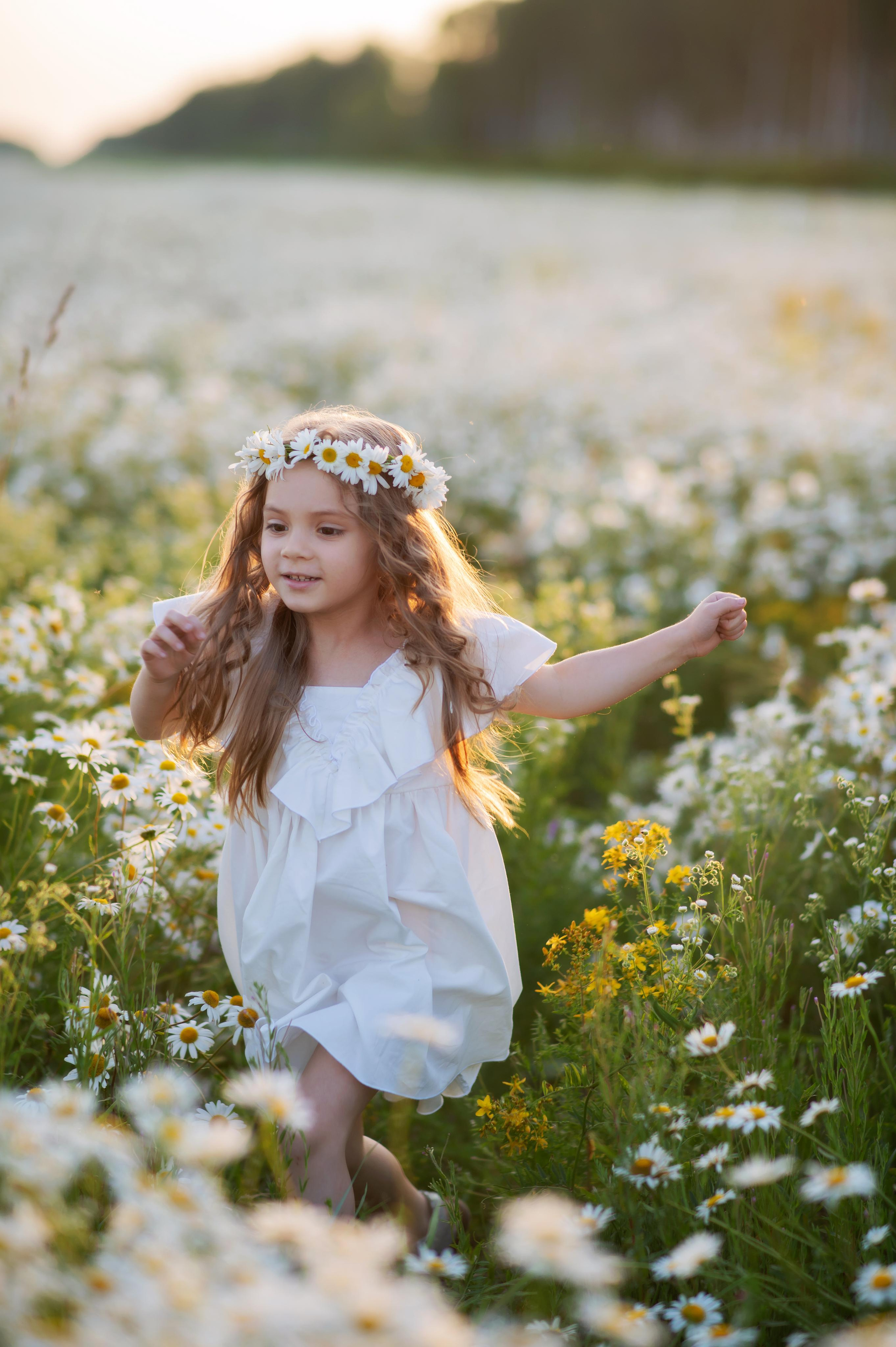 Ромашки. Детский и семейный фотограф Москва Рязань