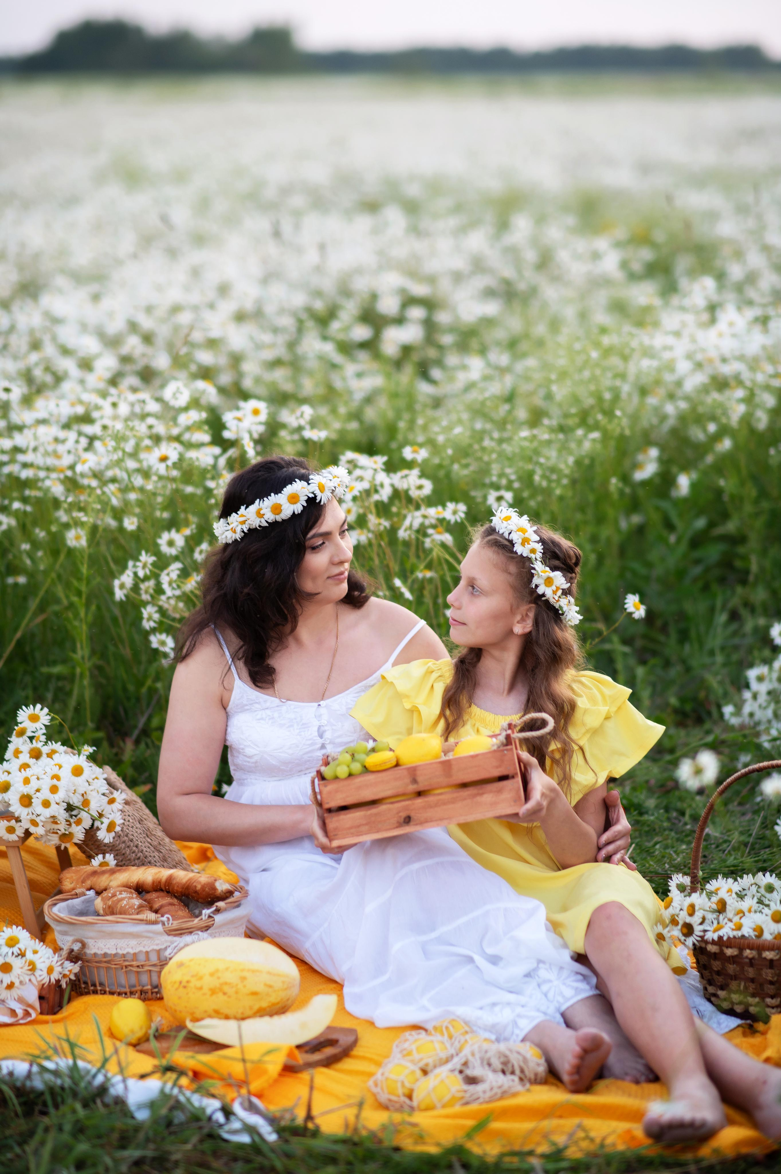 Ромашки. Детский и семейный фотограф Москва Рязань