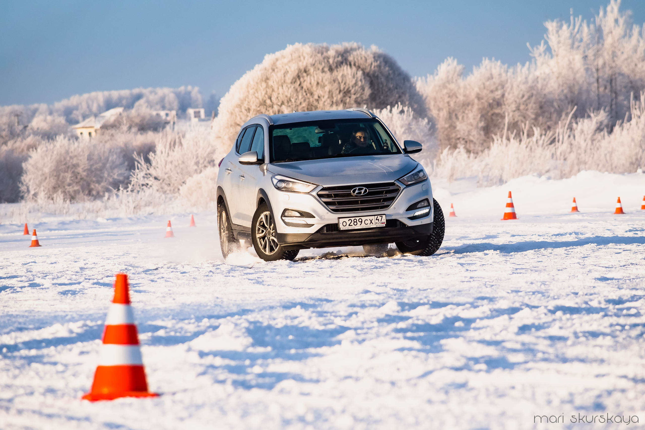 Контраварийная практика вождения автомобиля. Мотофотограф в Санкт-Петербурге Мария Скурская