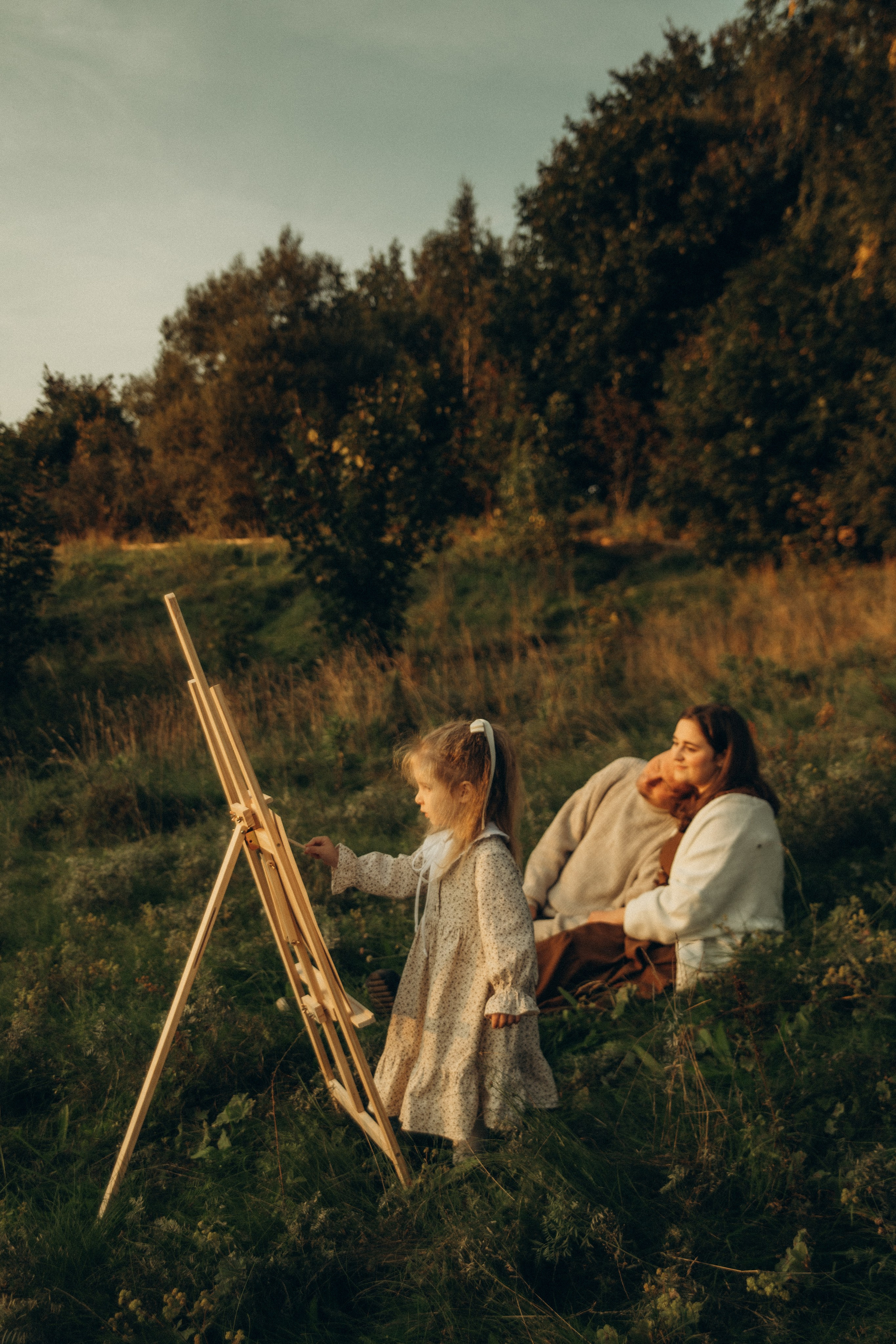 Художница. Гаврилова Настя семейный фотограф lifestyle в Москве