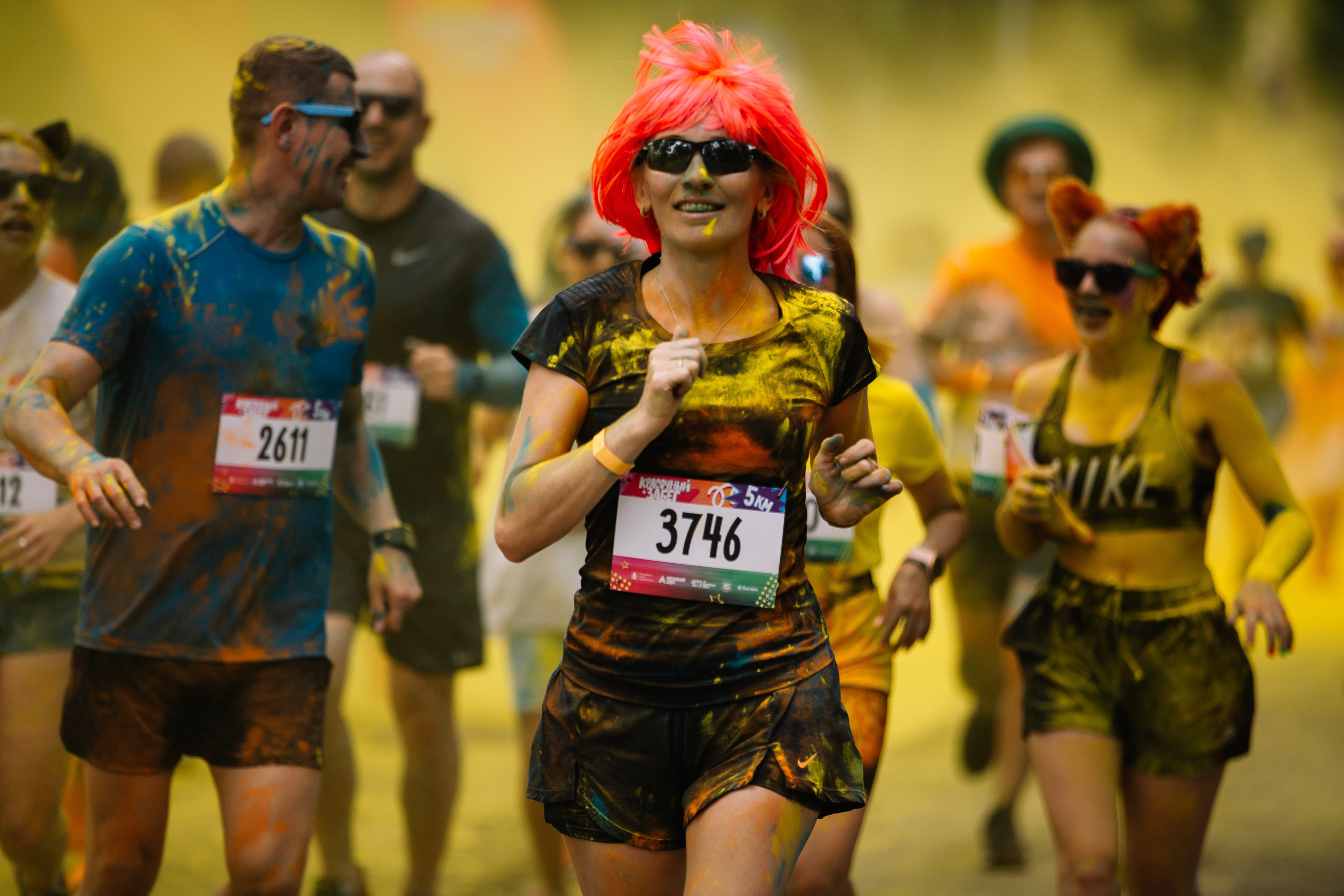 Красочный забег. Свадебный Семейный Репортажный фотограф в Москве