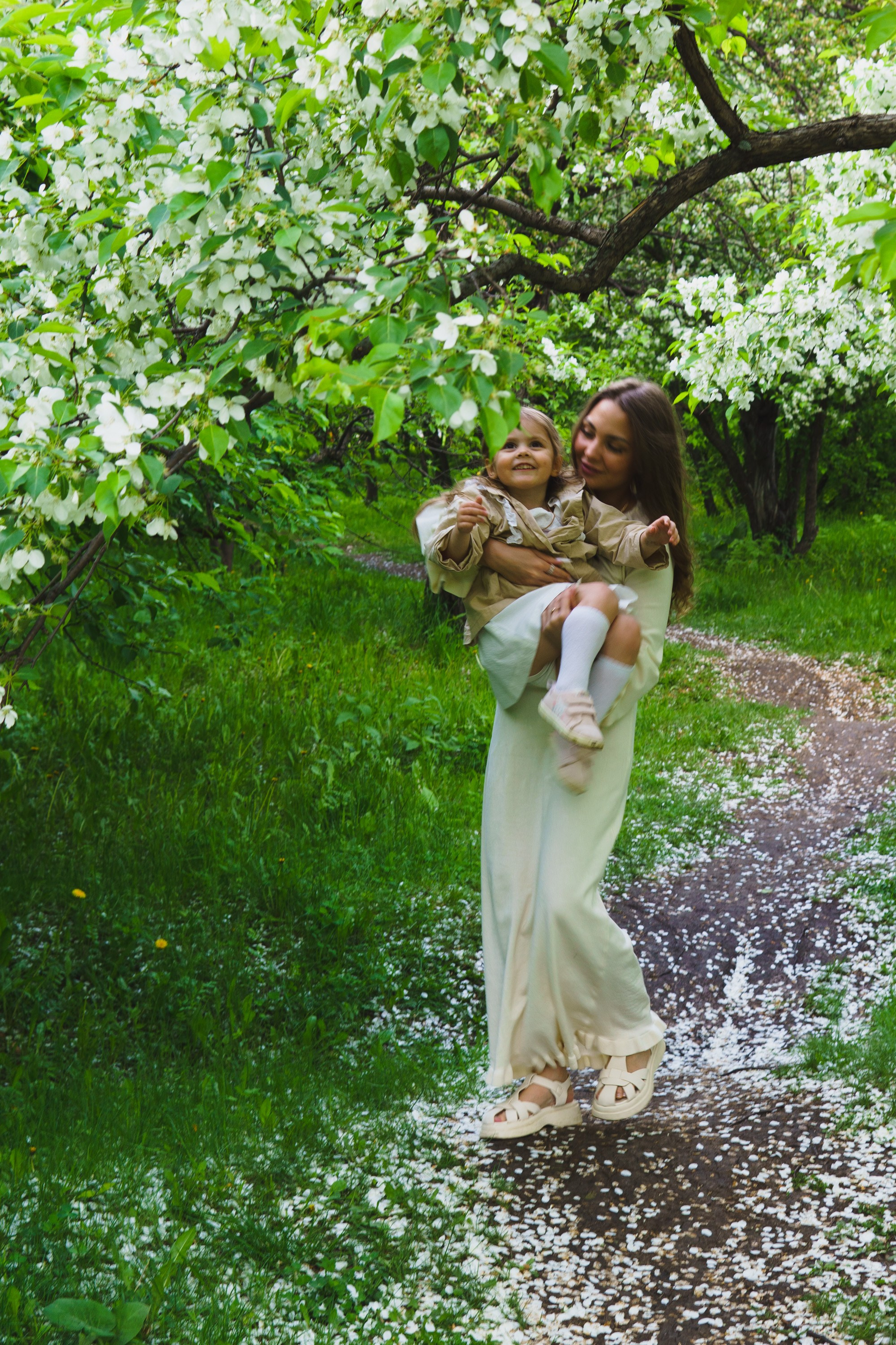 Весенняя фотосессия для мамы с дочкой. Челябинск. Портретный фотограф Челябинск Константин Марунин