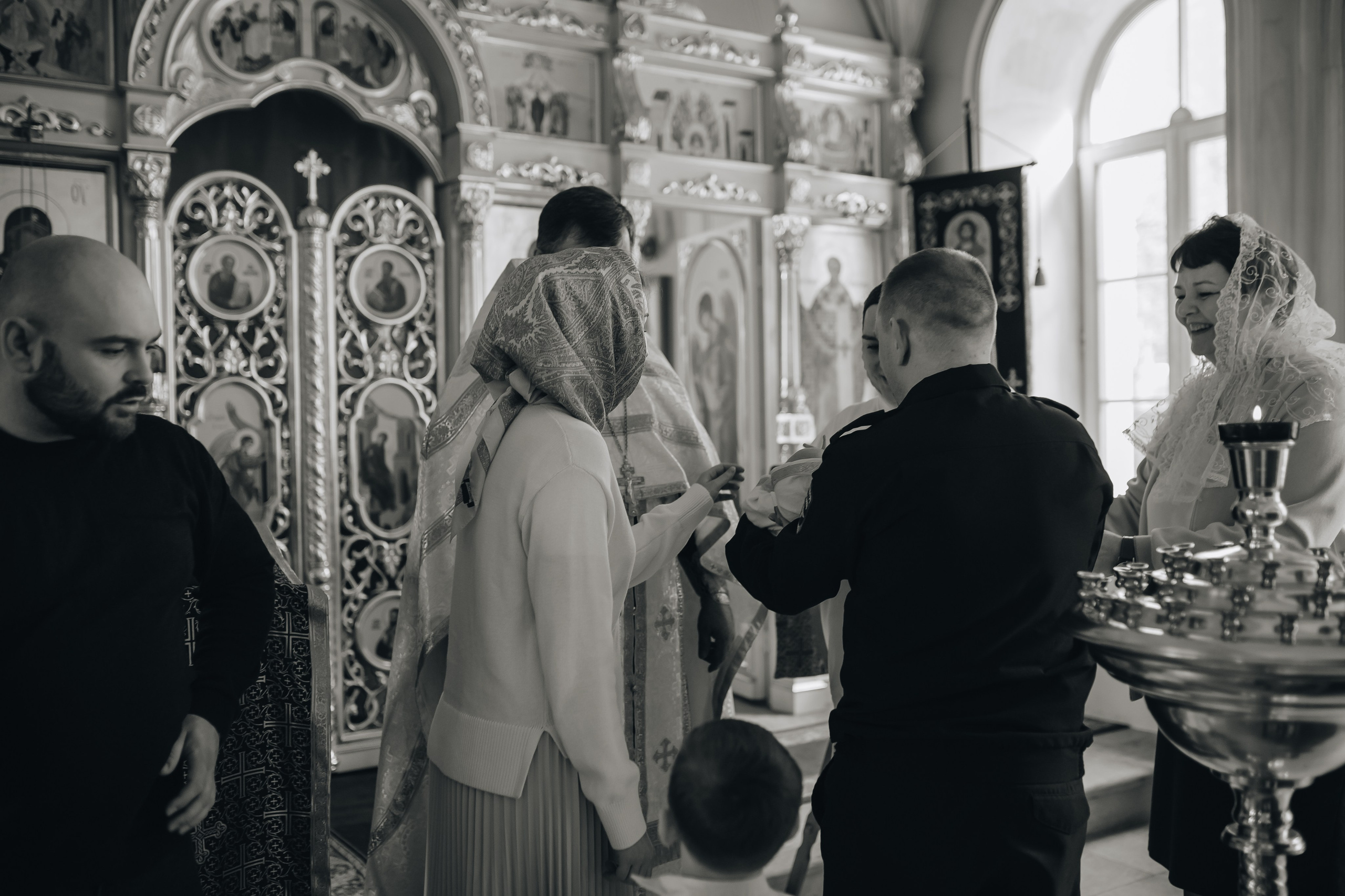 Крещение в светлом Храме. Семейный и детский фотограф в Москве Дорогова Екатерина