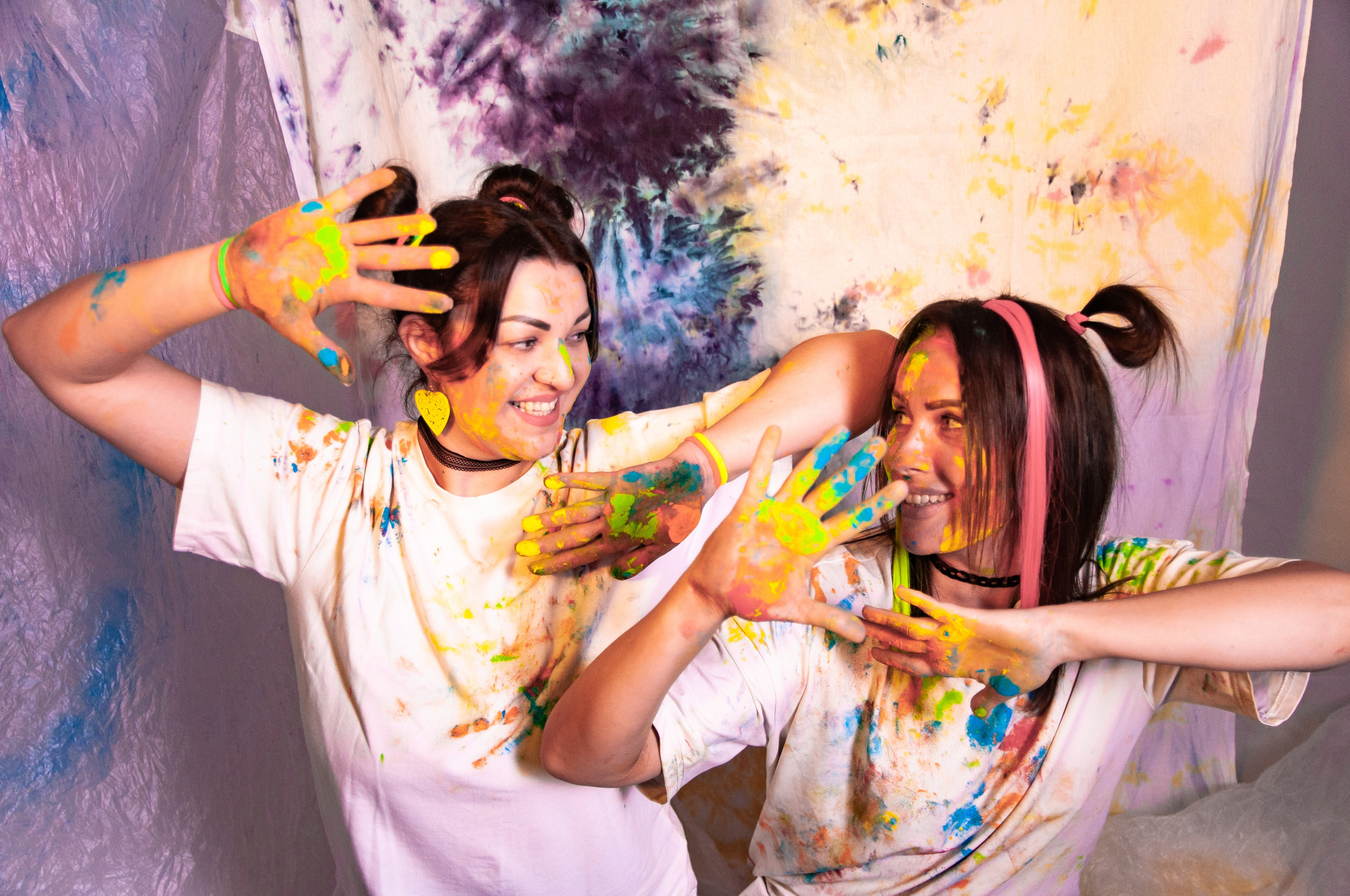 Фотопроект с красками холи. Фотограф Катя Щербина