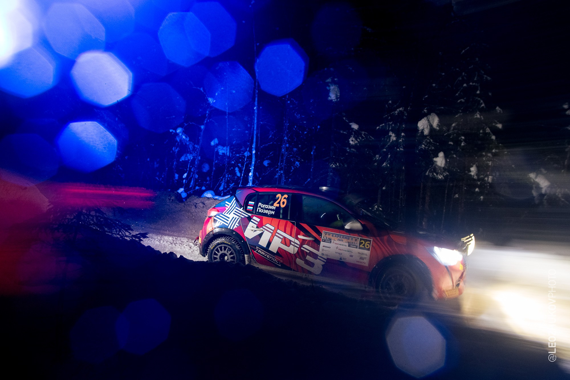 Rally Karelia 2026. Sports photographer Leonid Zhukov