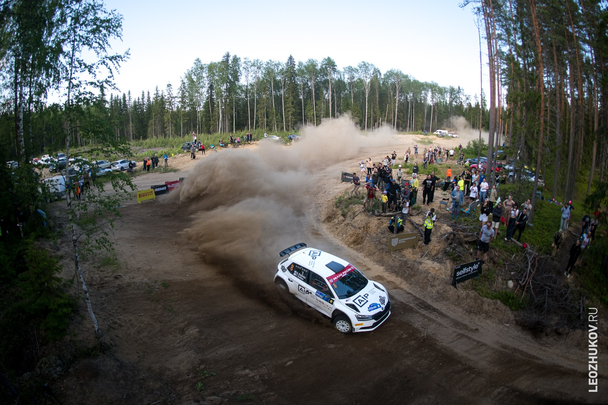 White nights rally 2025. Sports photographer Leonid Zhukov