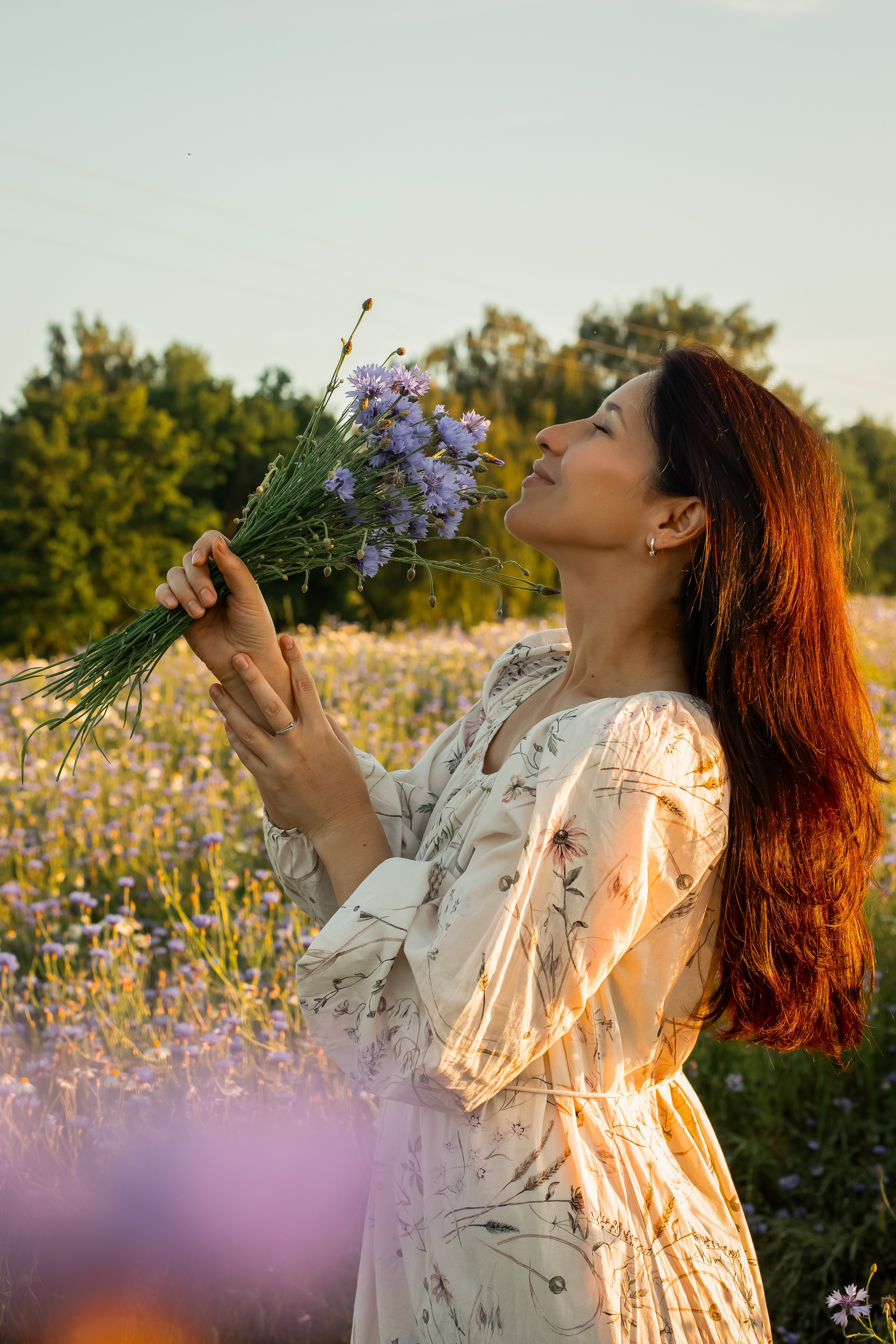 Фотосессия в васильках. Https://malovafoto.ru