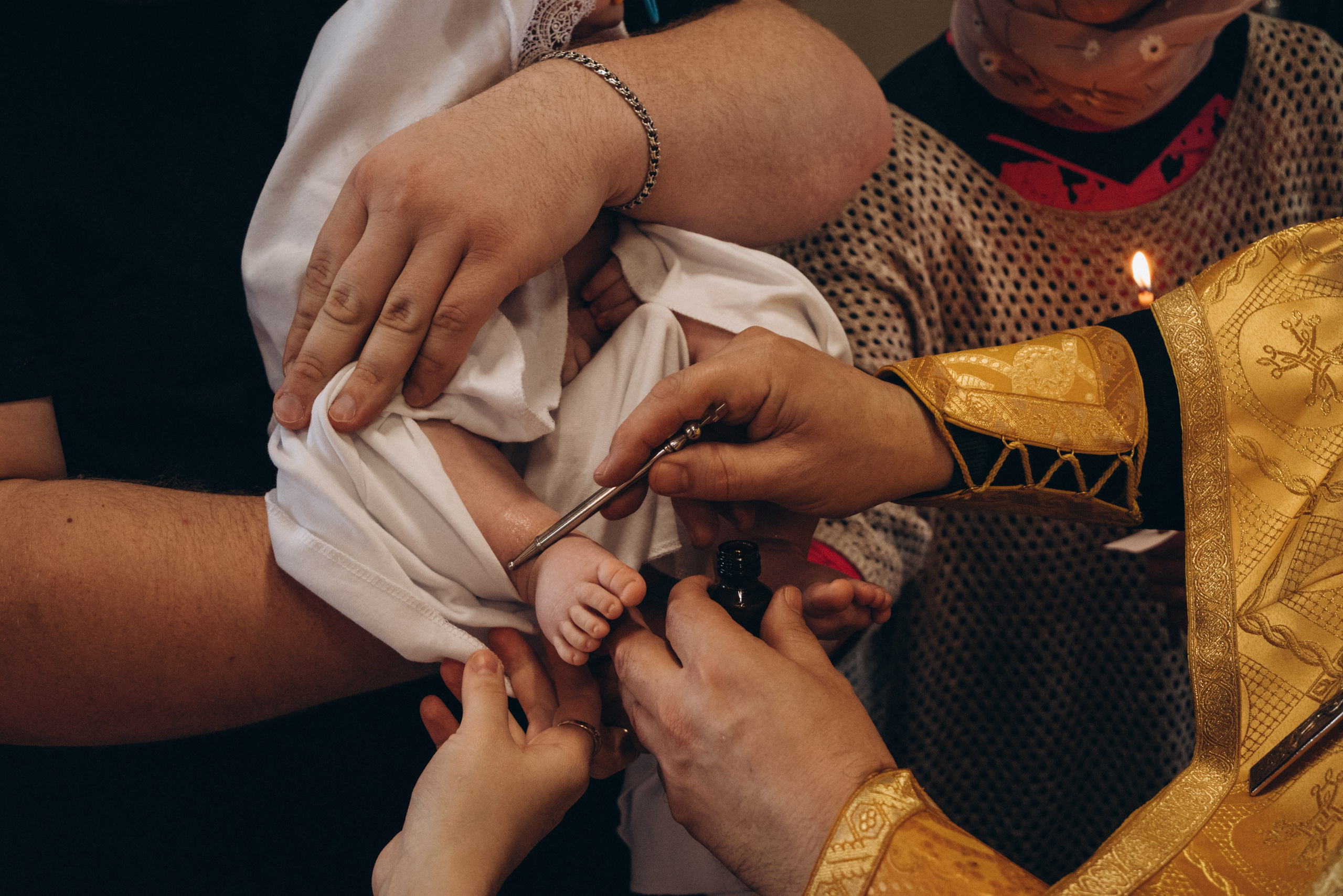 Таинство Крещения (репортажная съемка). Moscow_CPC