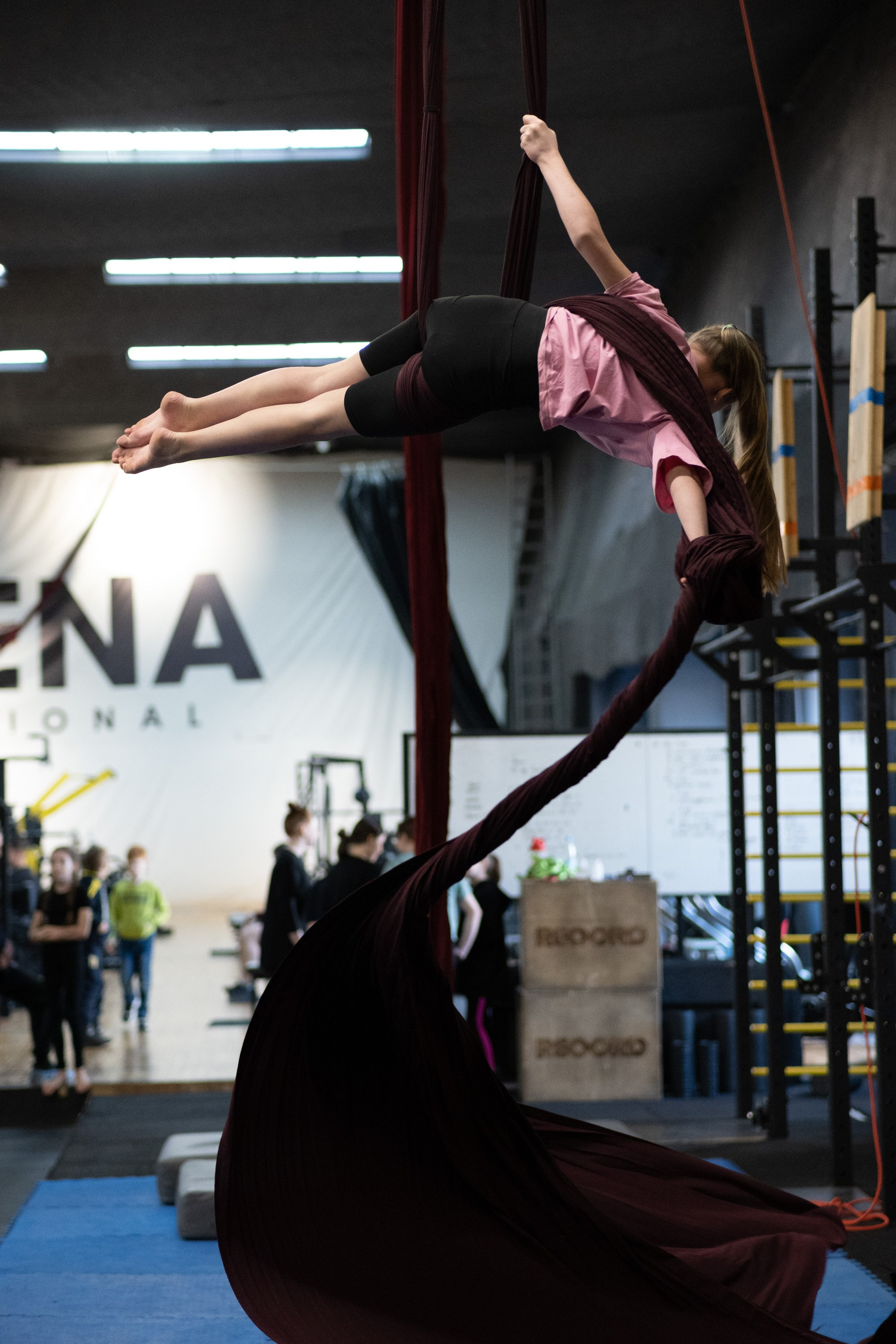 Внутриклубные соревнования по воздушной гимнастике 02.04.23